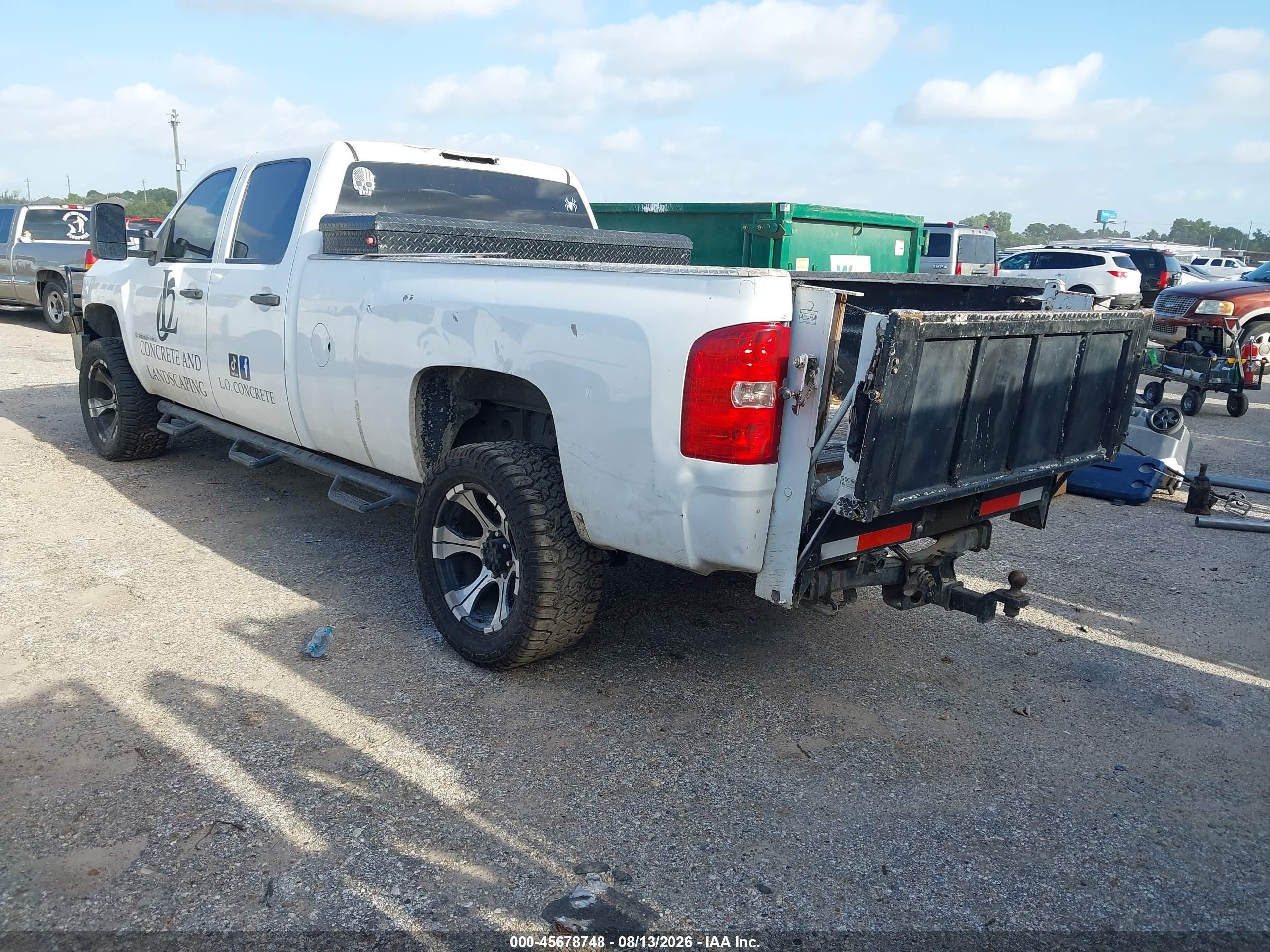 2009 Chevrolet Silverado 3500hd Work Truck White vin: 1GCHC73689F186240