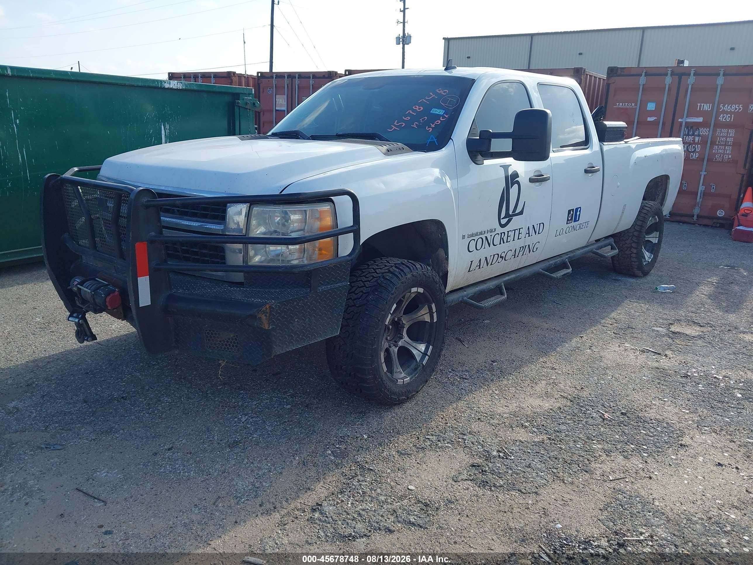 2009 Chevrolet Silverado 3500hd Work Truck White vin: 1GCHC73689F186240