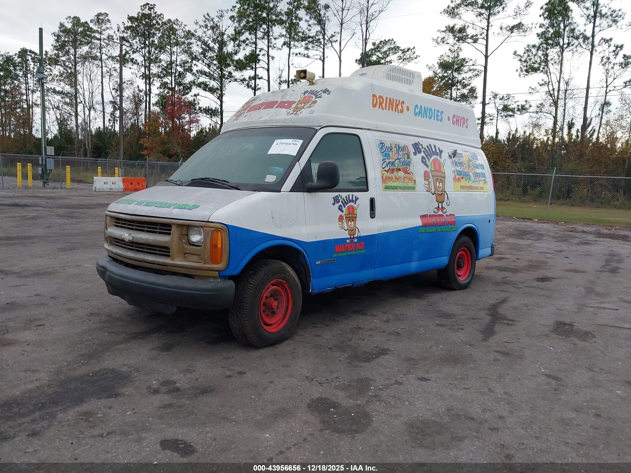 1997 Chevrolet Chevy Van Yf7 Upfitter Pkg. Белый vin: 1GCHG35F8V1065984