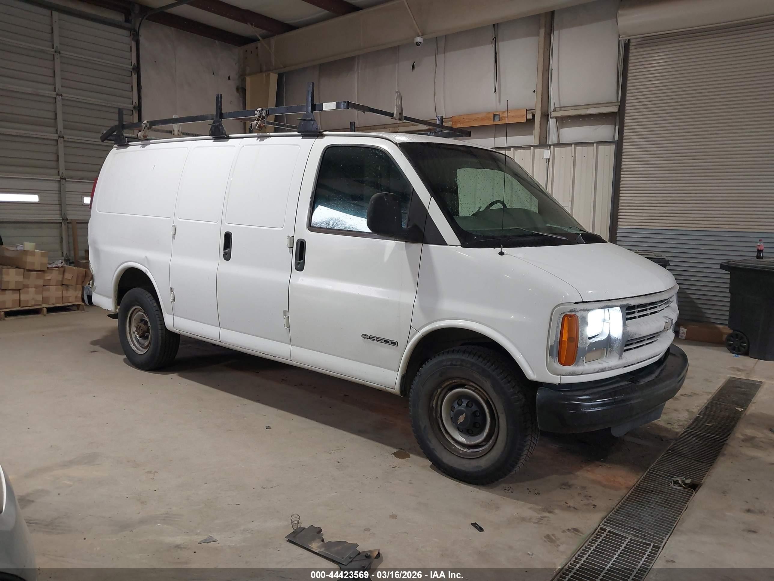1997 Chevrolet Chevy Van   White vin: 1GCHG35R0V1065732