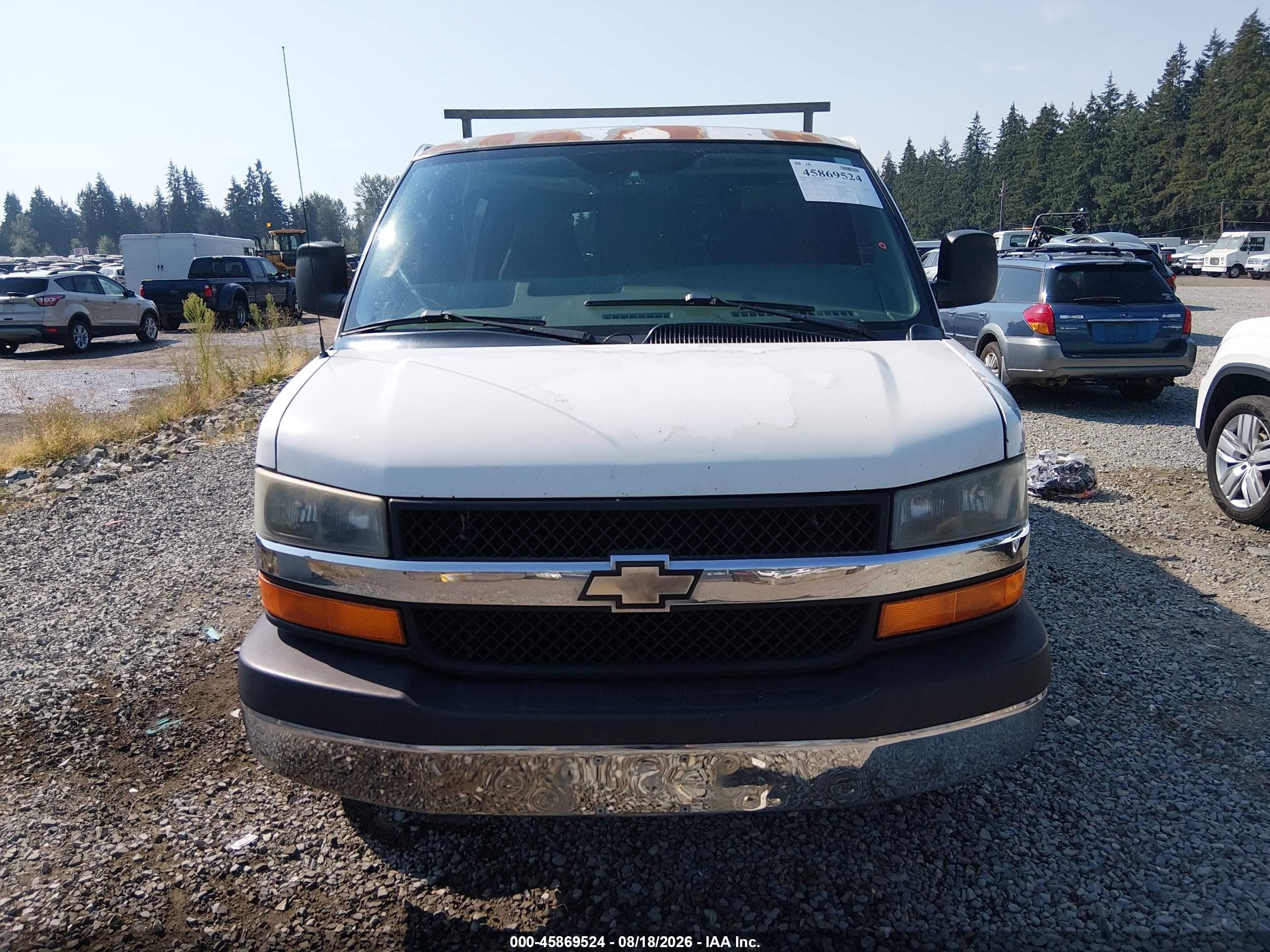 2006 Chevrolet Express Y3h Paratransit White vin: 1GCHG35U361253926