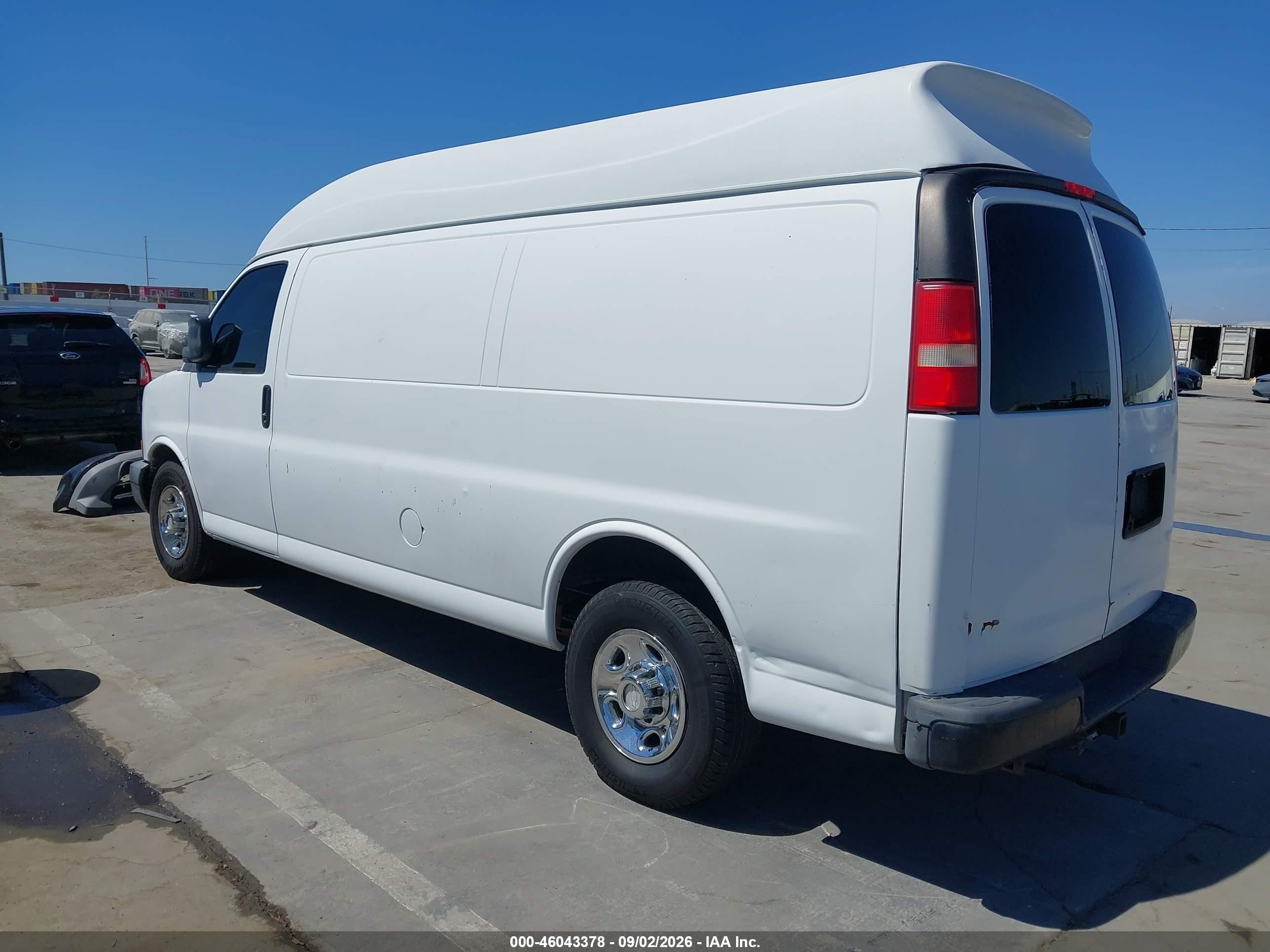 2007 Chevrolet Express Work Van White vin: 1GCHG39U071223892