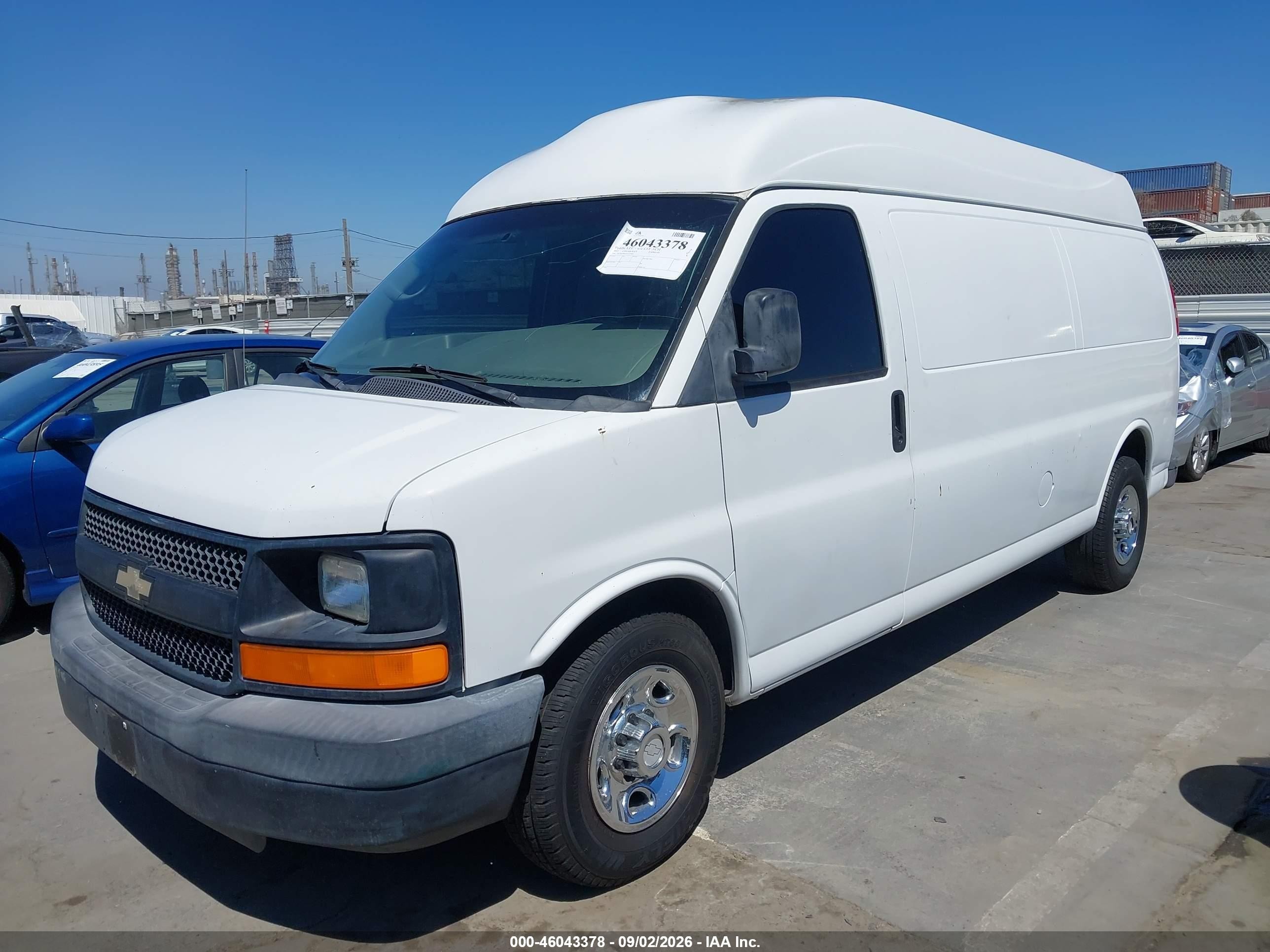 2007 Chevrolet Express Work Van White vin: 1GCHG39U071223892