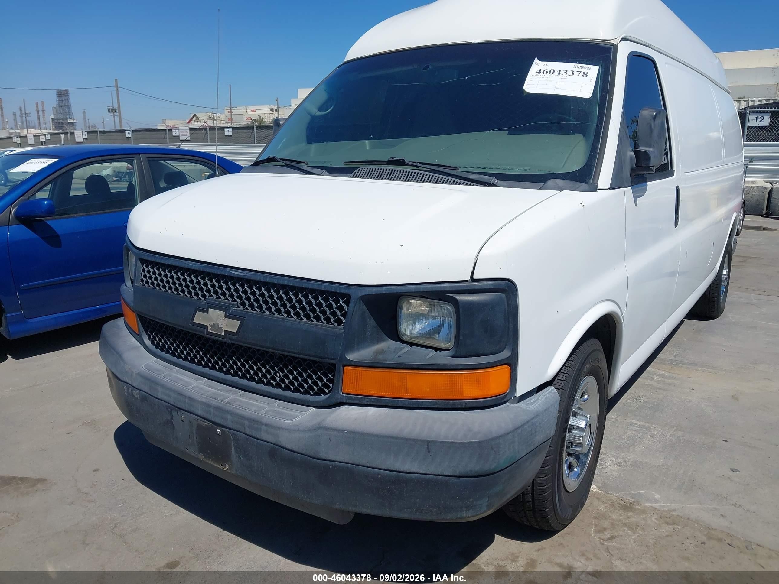 2007 Chevrolet Express Work Van White vin: 1GCHG39U071223892