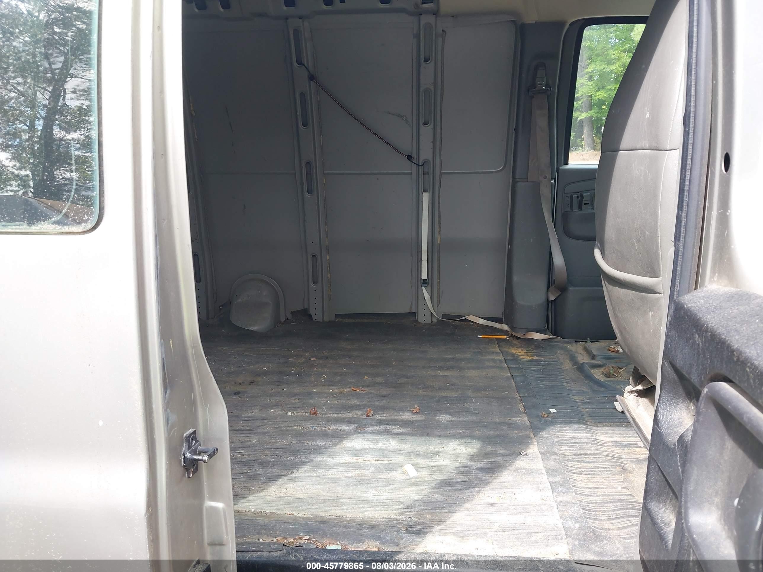 2003 Chevrolet Express Cargo Van   Gray vin: 1GCHG39U631123628
