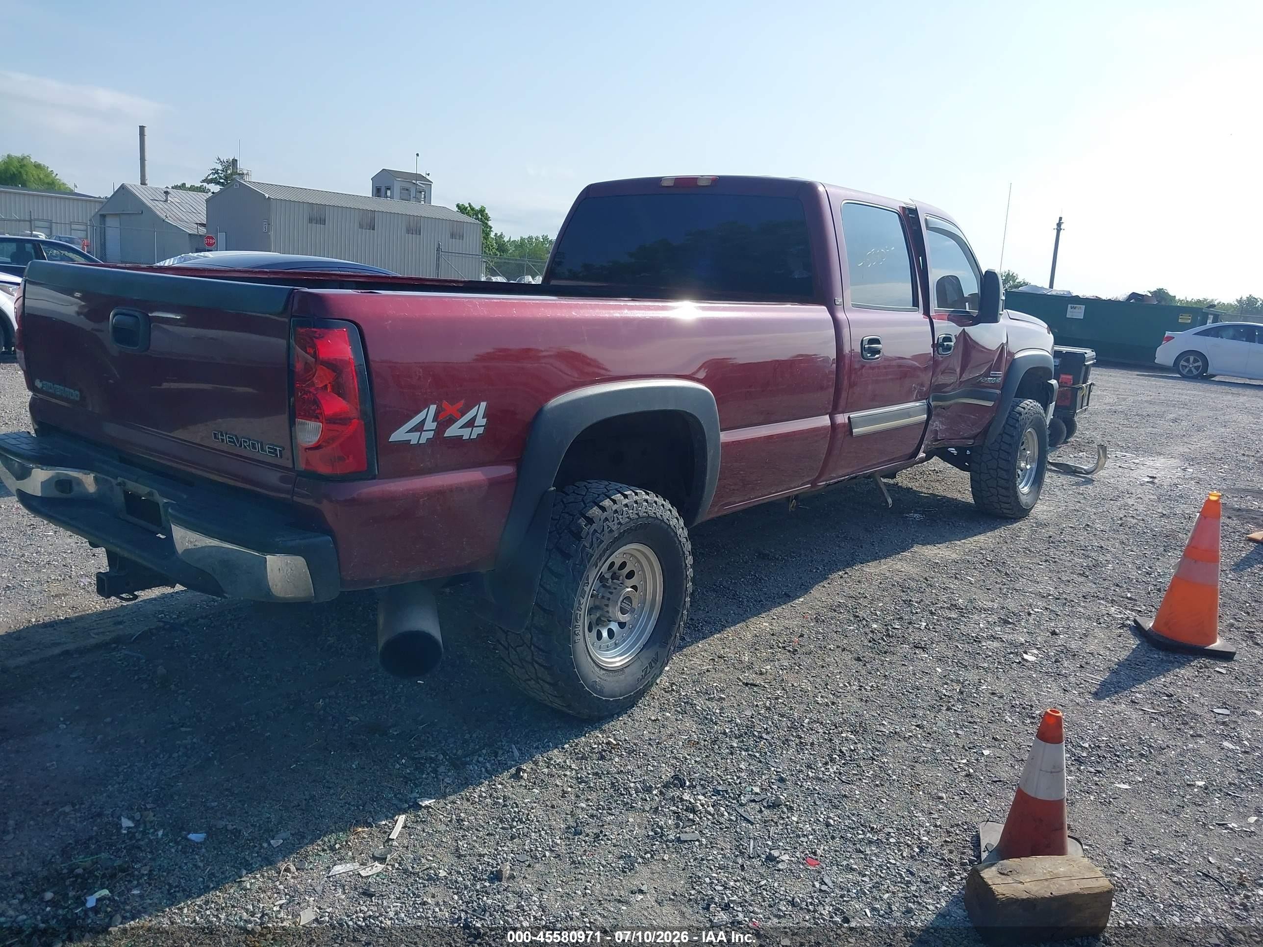 2004 Chevrolet Silverado 2500hd Lt Maroon vin: 1GCHK23104F165207
