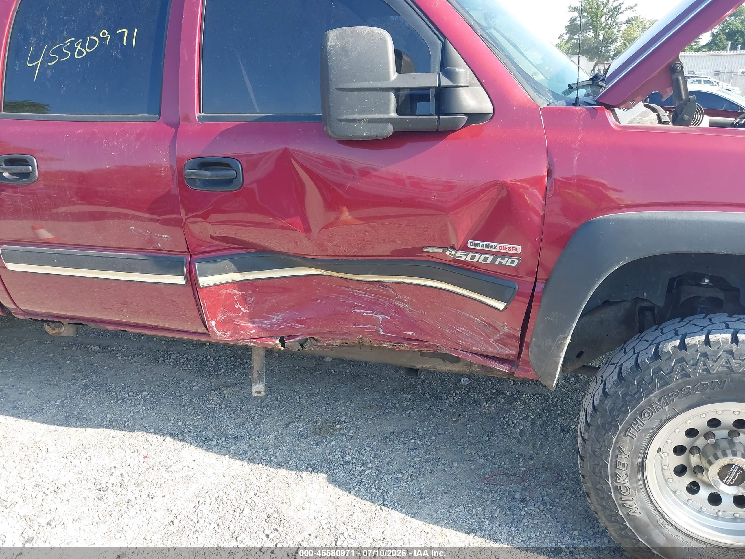 2004 Chevrolet Silverado 2500hd Lt Maroon vin: 1GCHK23104F165207