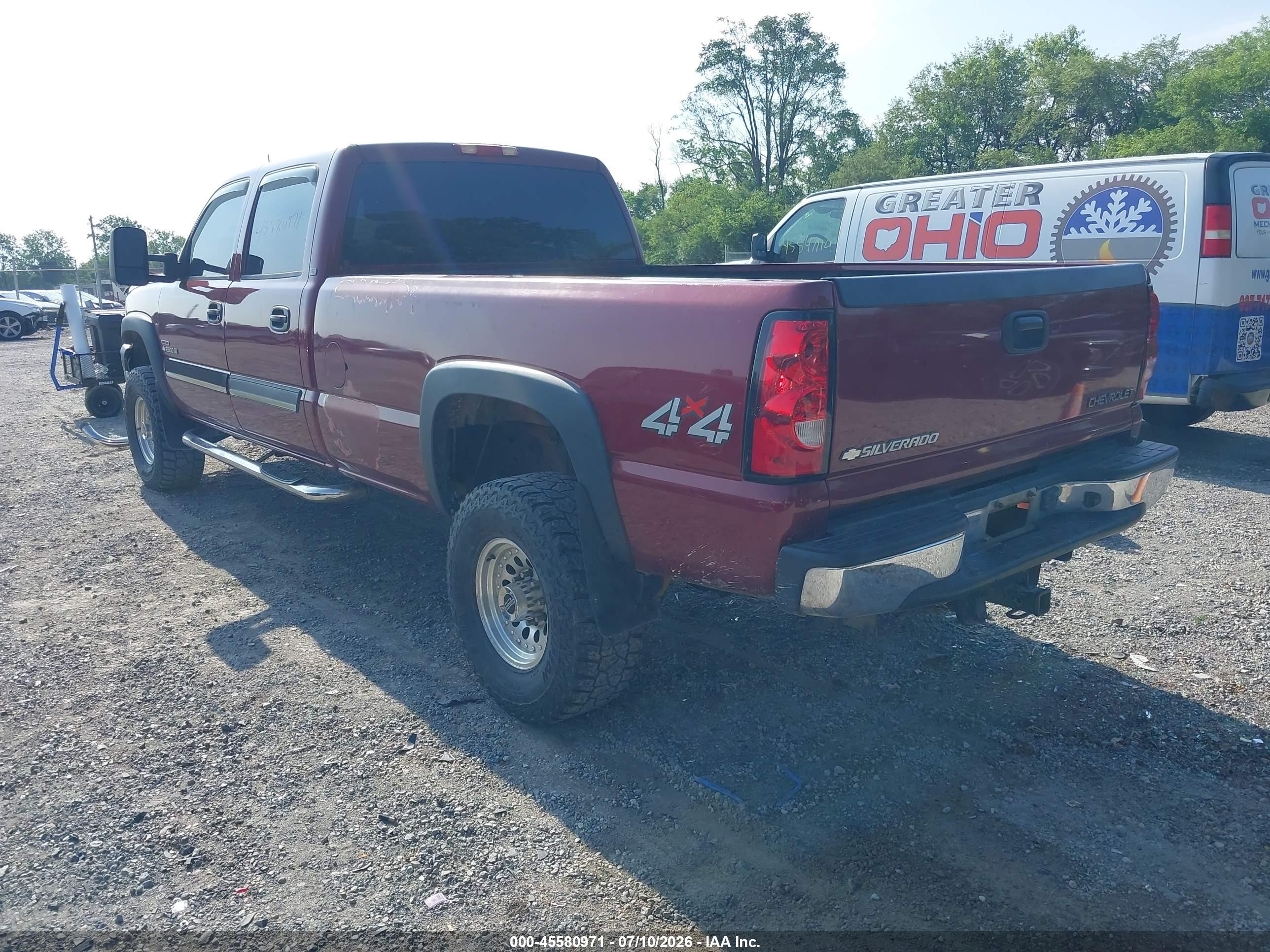 2004 Chevrolet Silverado 2500hd Lt Maroon vin: 1GCHK23104F165207