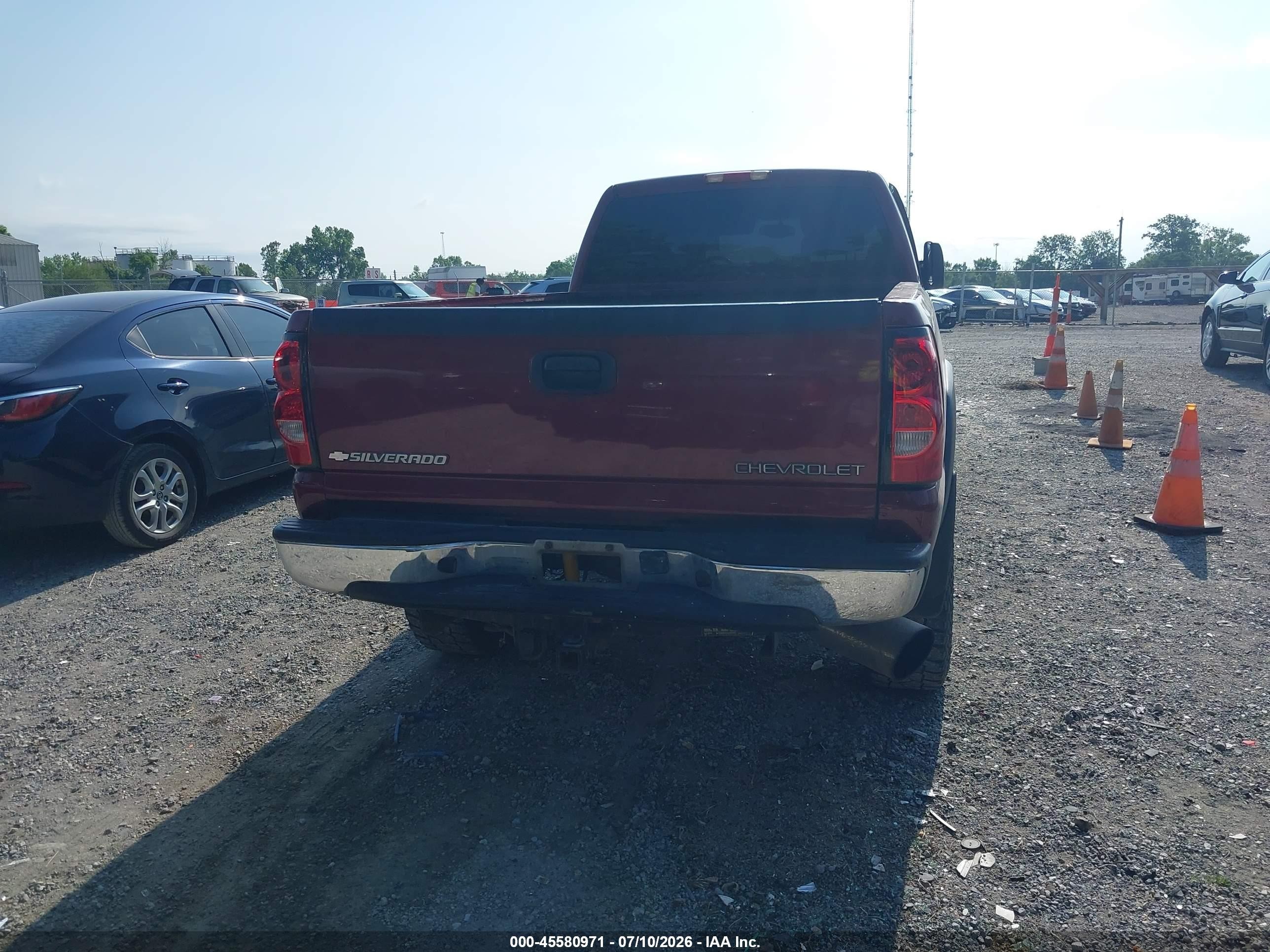 2004 Chevrolet Silverado 2500hd Lt Maroon vin: 1GCHK23104F165207
