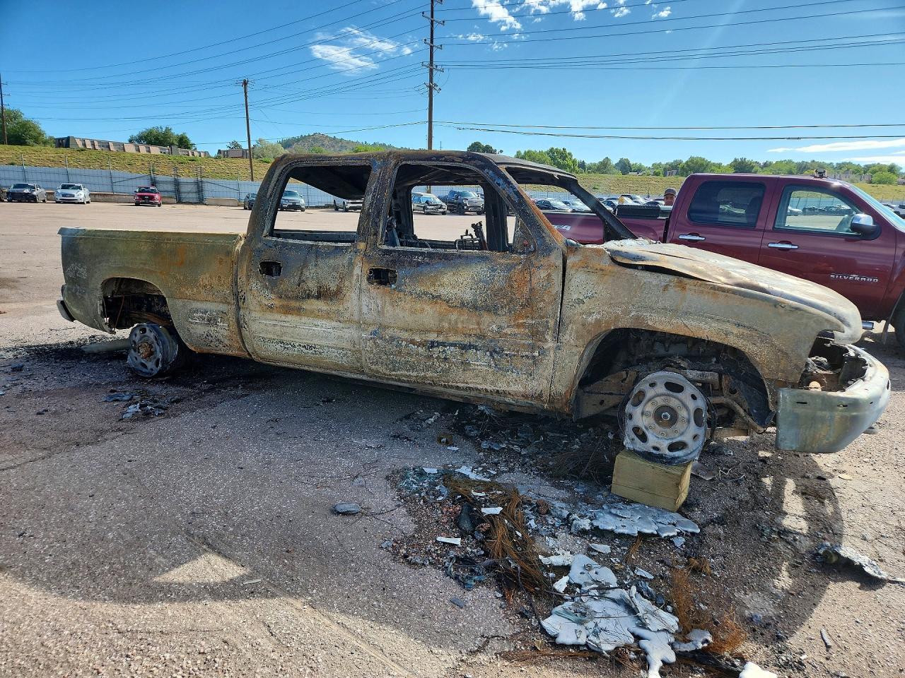 2002 Chevrolet Silverado K2500 Heavy Duty Burn vin: 1GCHK23112F133377
