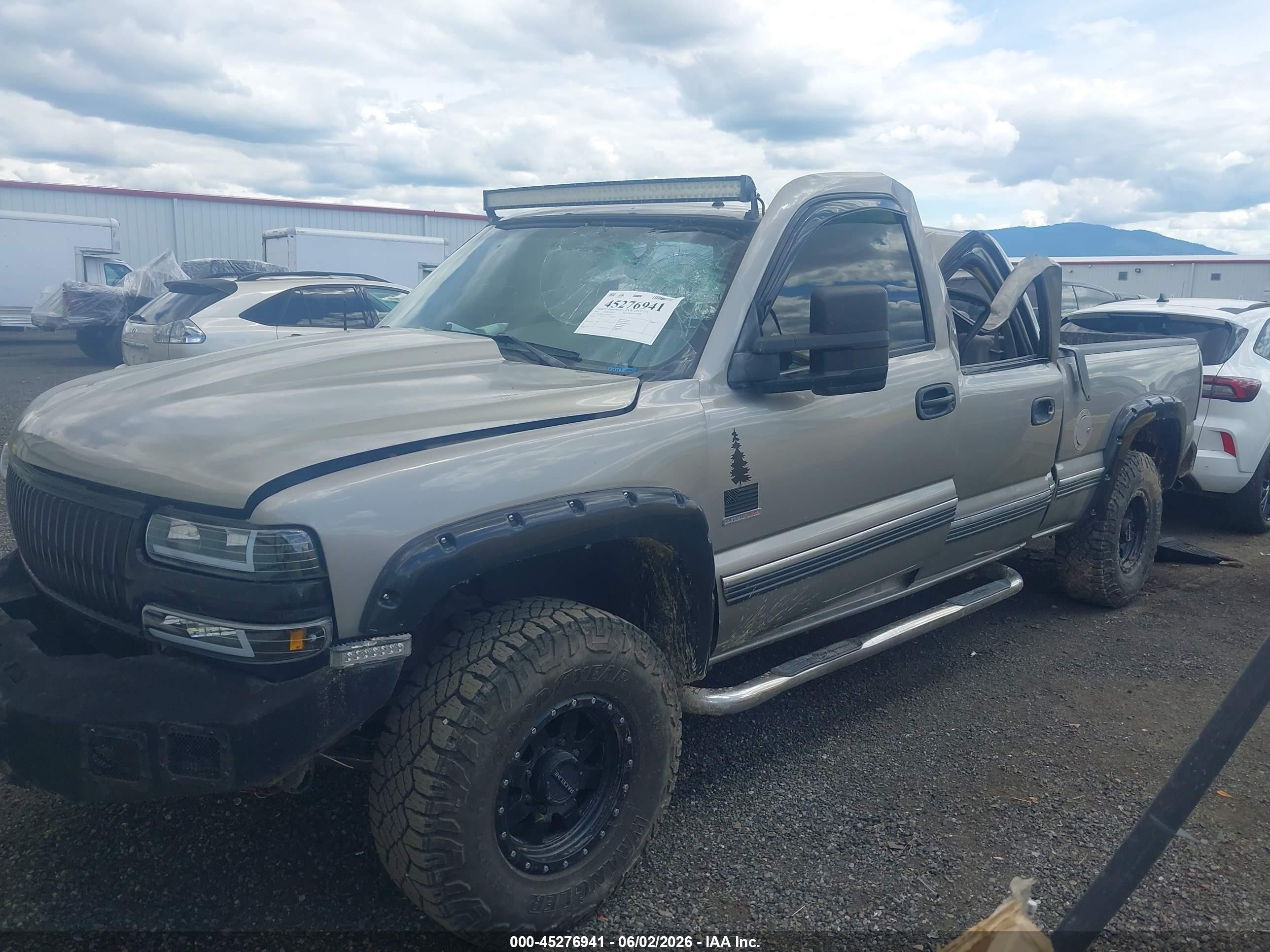 2002 Chevrolet Silverado 2500hd Lt Beige vin: 1GCHK23112F203167