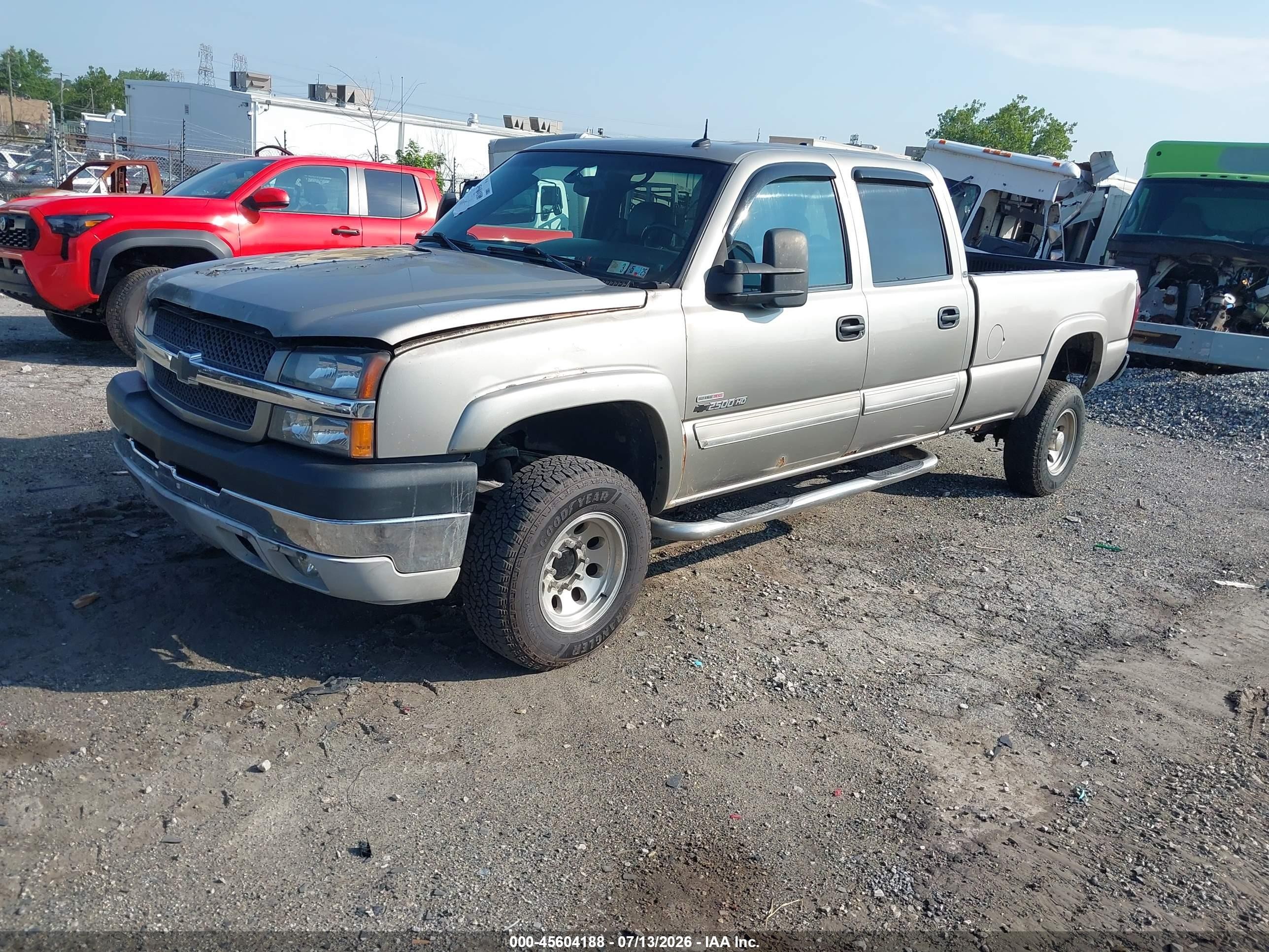 2003 Chevrolet Silverado 2500hd Lt Желто-коричневый vin: 1GCHK23113F107685