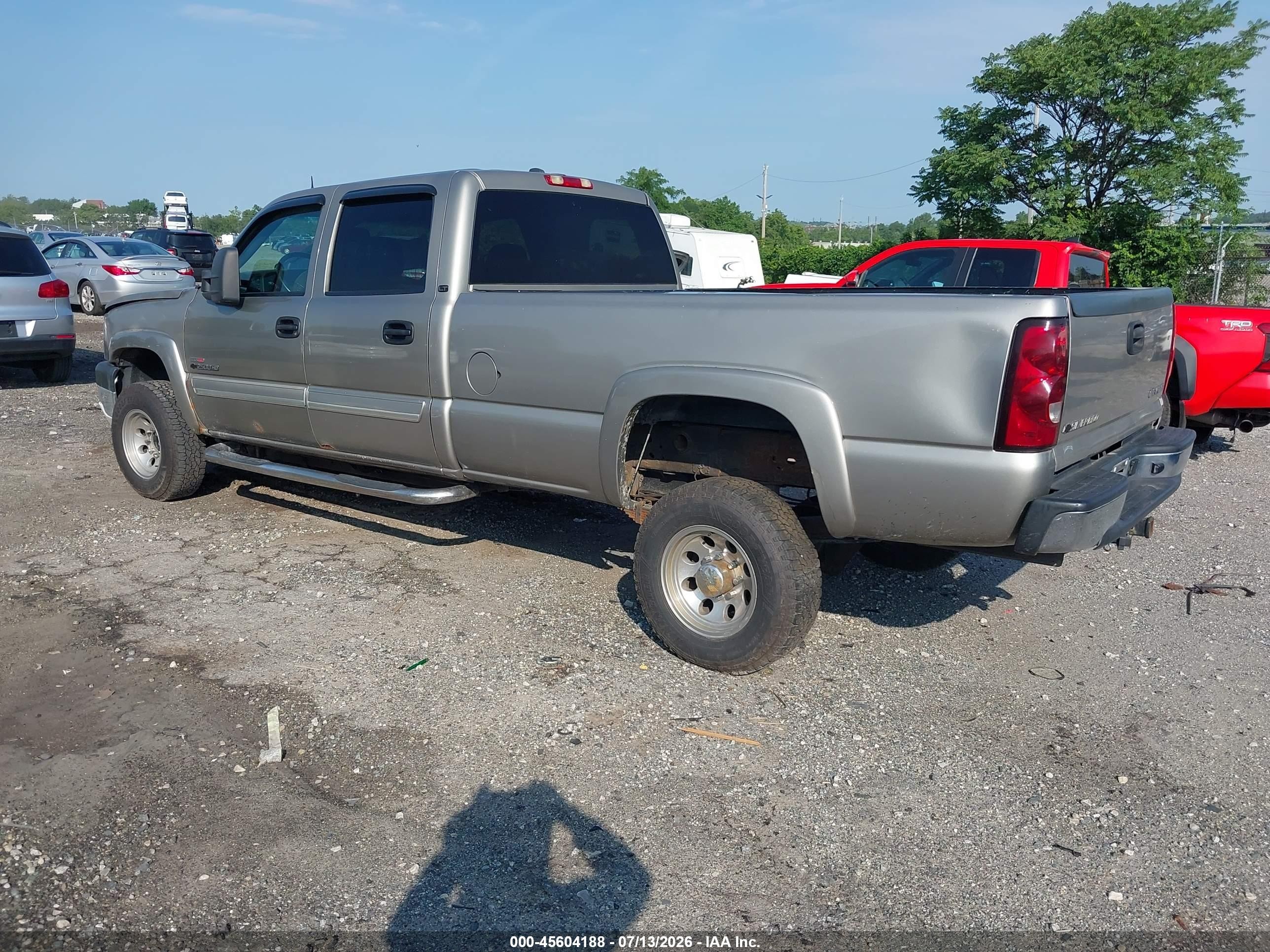 2003 Chevrolet Silverado 2500hd Lt Желто-коричневый vin: 1GCHK23113F107685