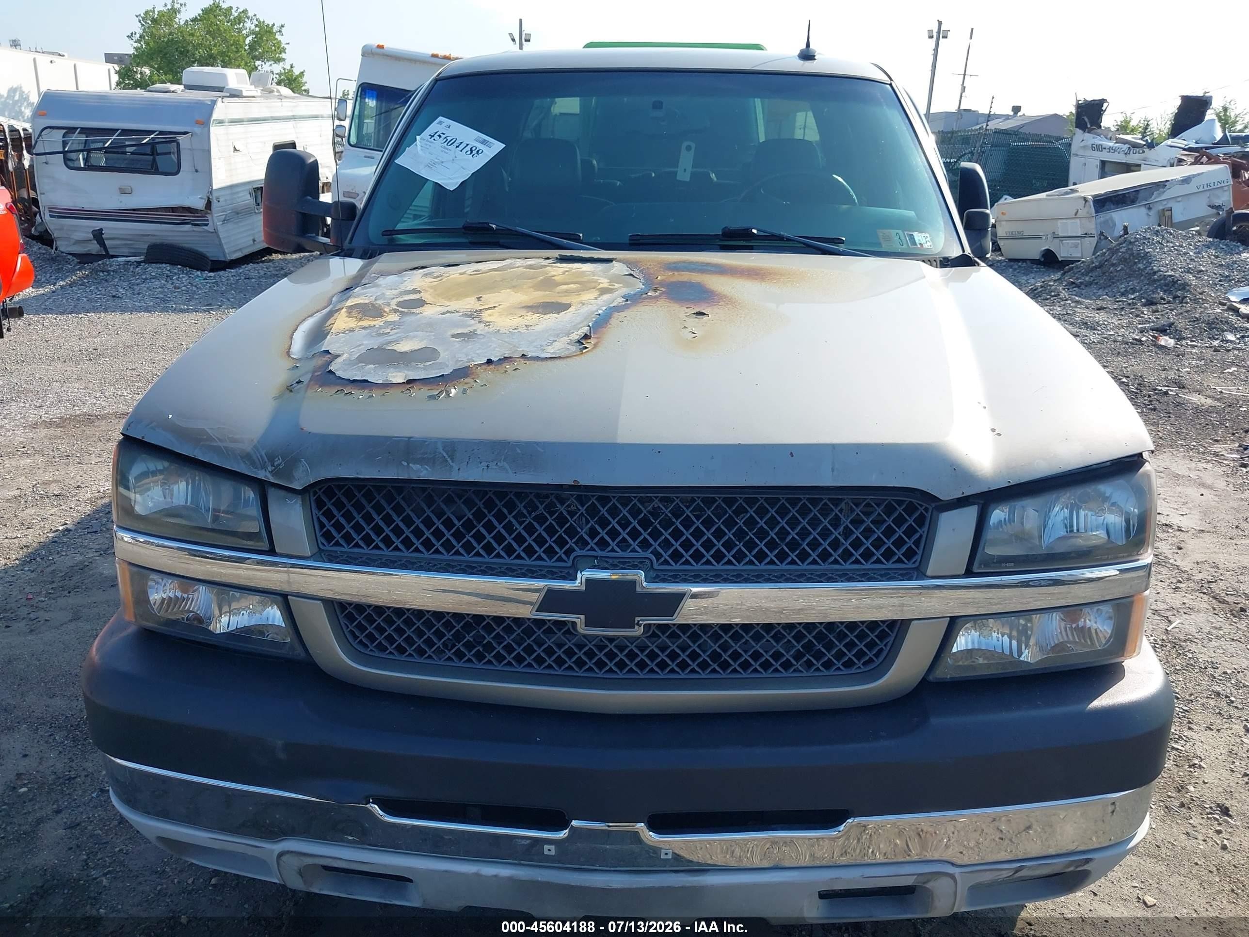 2003 Chevrolet Silverado 2500hd Lt Желто-коричневый vin: 1GCHK23113F107685