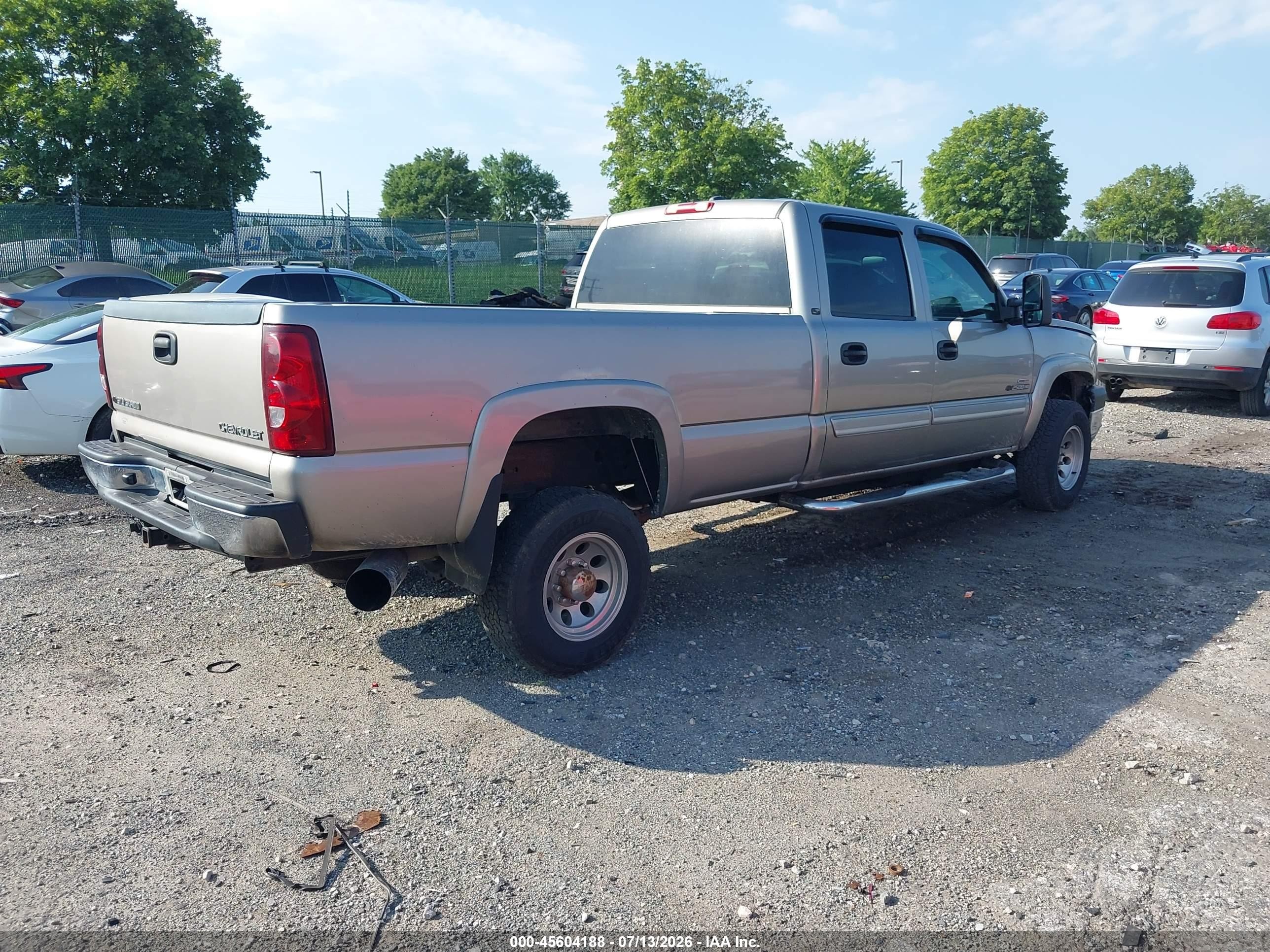 2003 Chevrolet Silverado 2500hd Lt Желто-коричневый vin: 1GCHK23113F107685