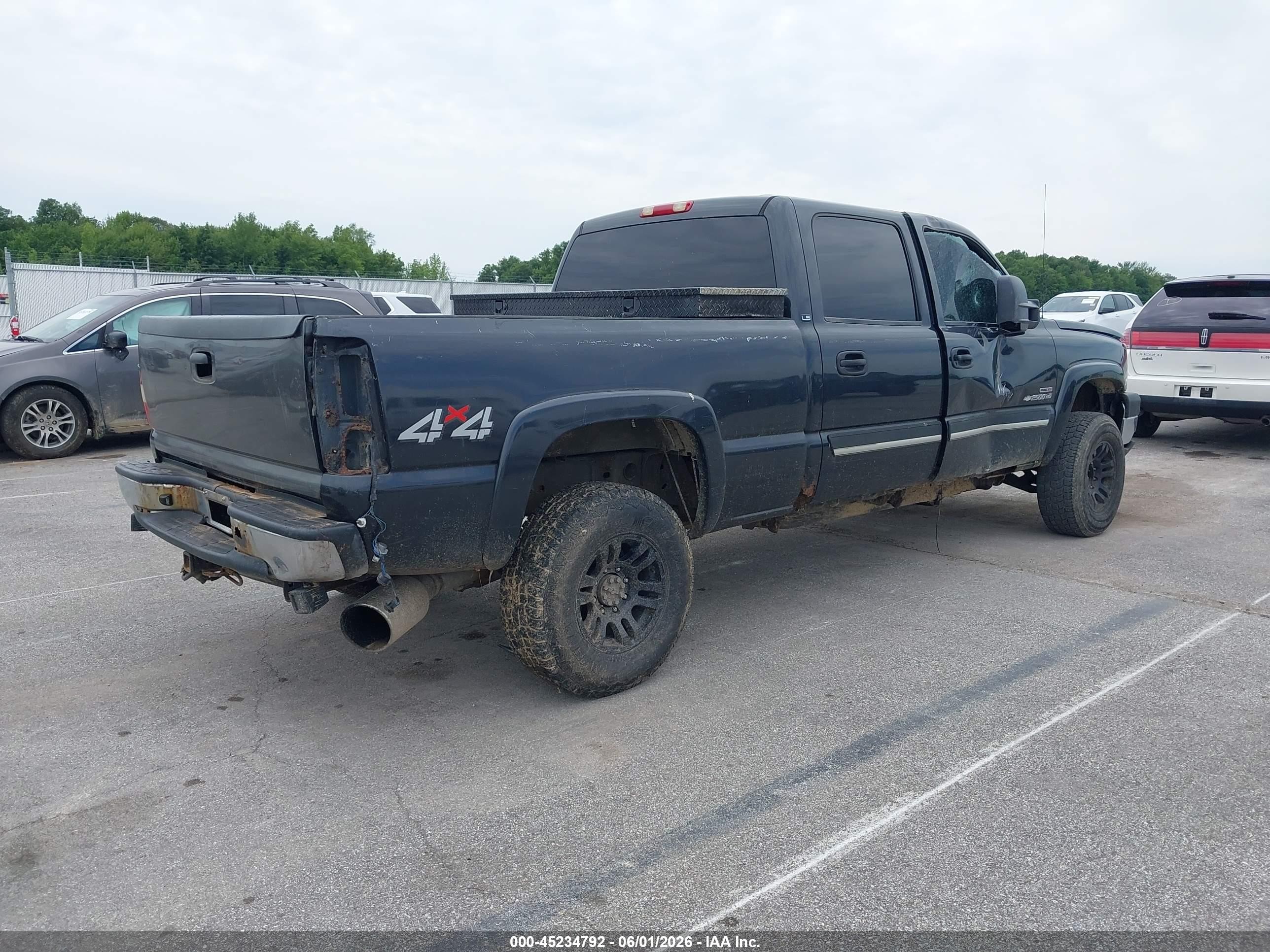 2003 Chevrolet Silverado 2500hd Ls Gray vin: 1GCHK23113F188784