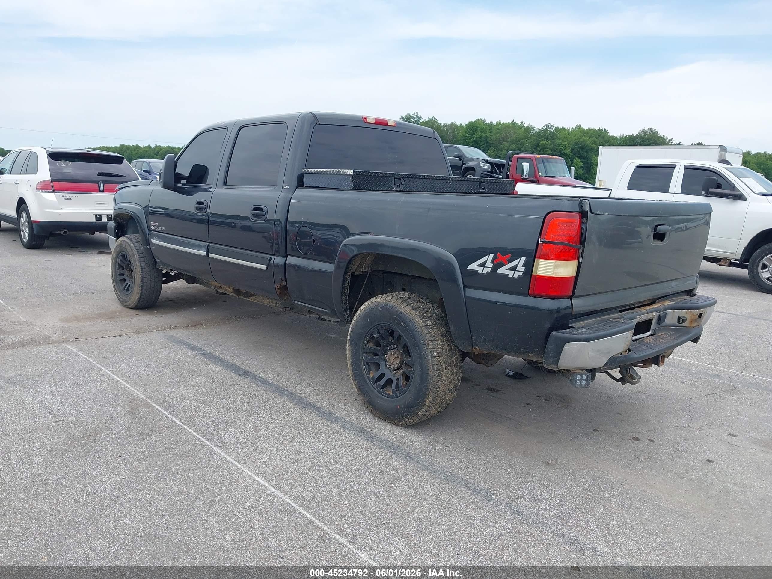 2003 Chevrolet Silverado 2500hd Ls Gray vin: 1GCHK23113F188784