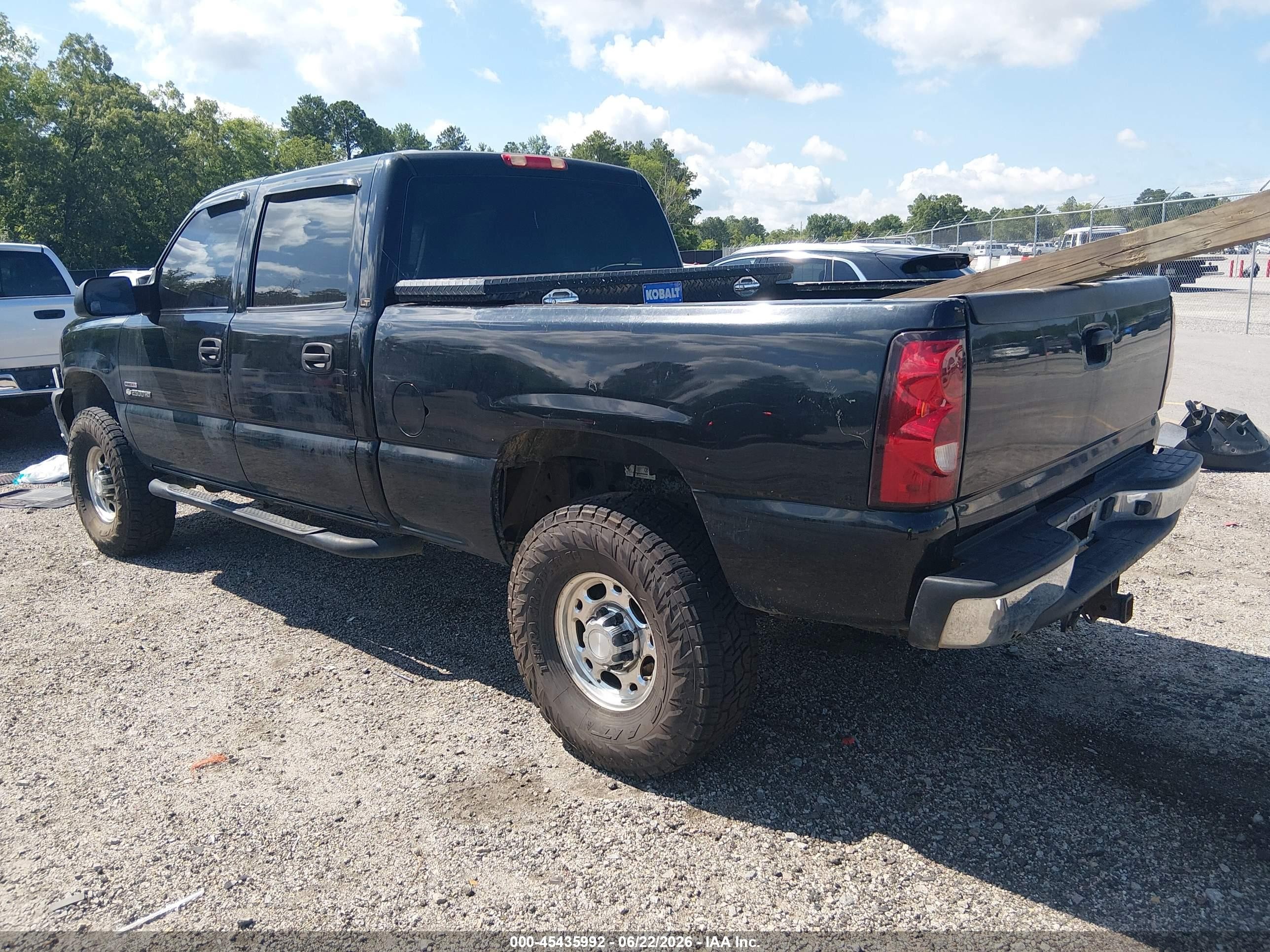 2003 Chevrolet Silverado 2500hd Lt Black vin: 1GCHK23113F205860