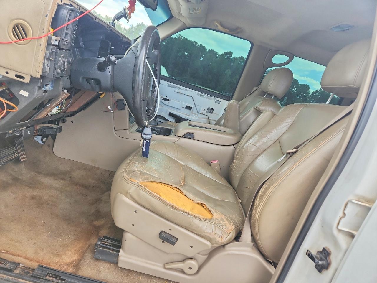 2004 Chevrolet Silverado K2500 Heavy Duty White vin: 1GCHK23114F132698