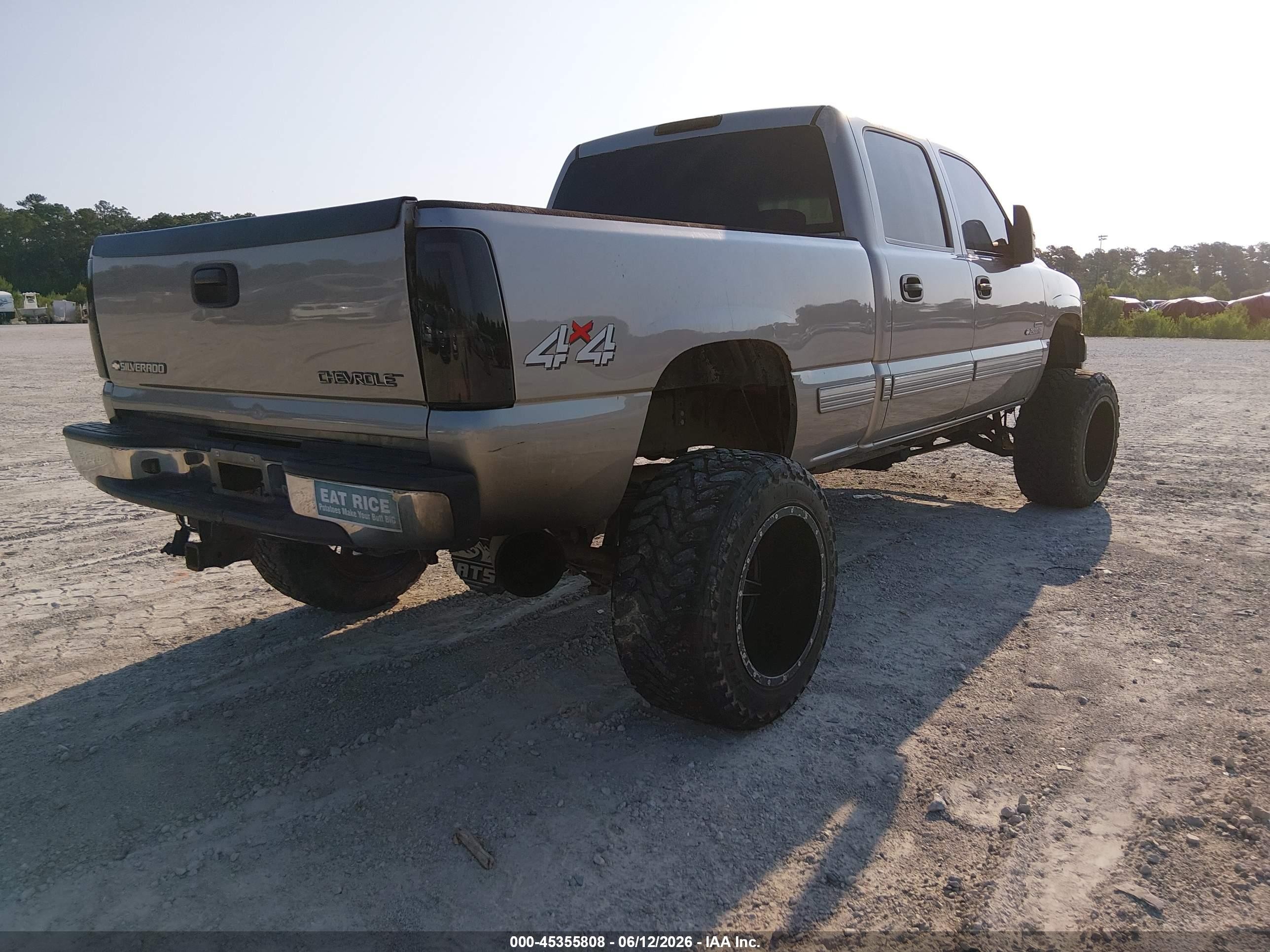 2002 Chevrolet Silverado 2500hd Ls Champagne vin: 1GCHK23122F199128
