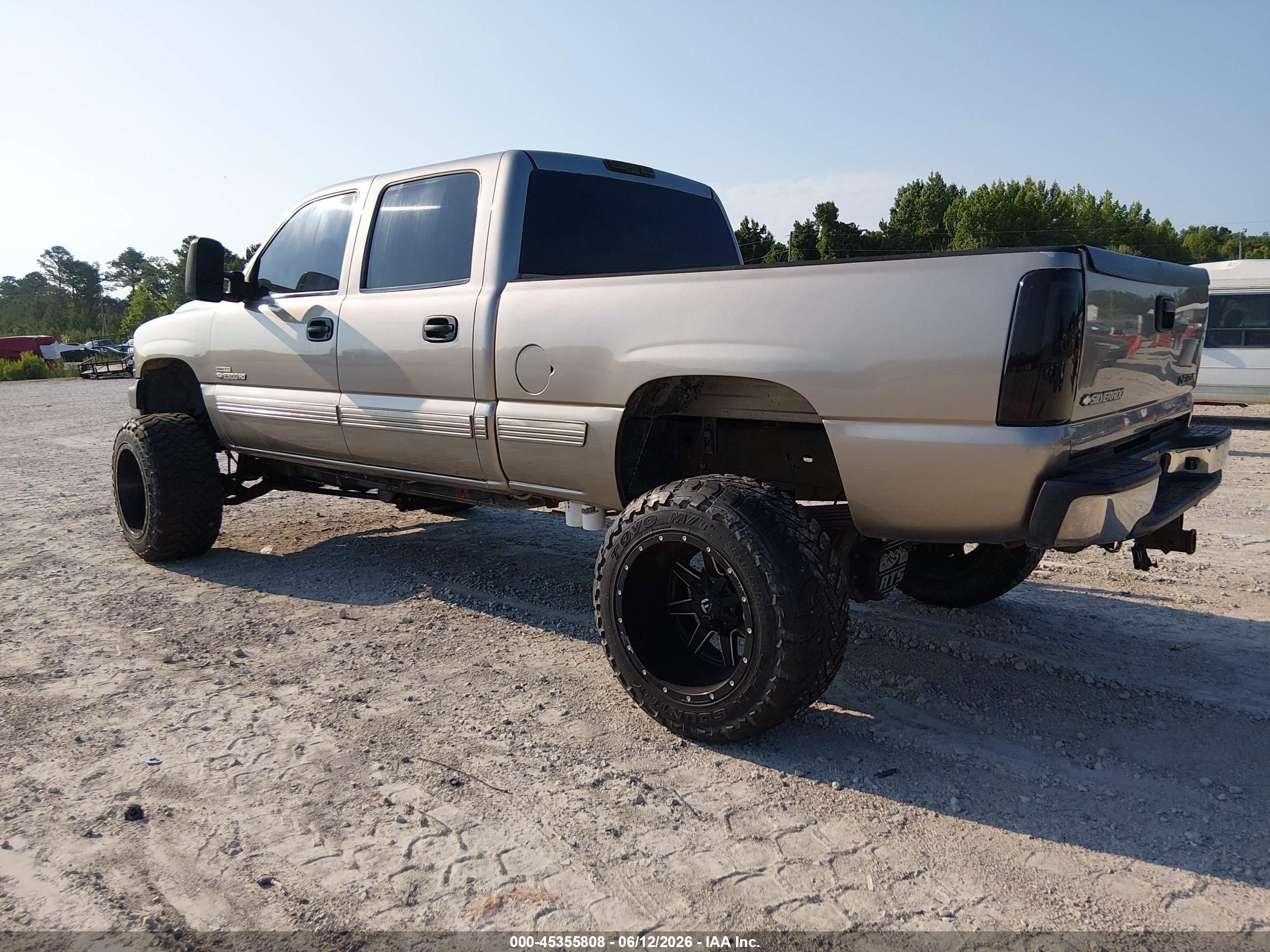 2002 Chevrolet Silverado 2500hd Ls Champagne vin: 1GCHK23122F199128