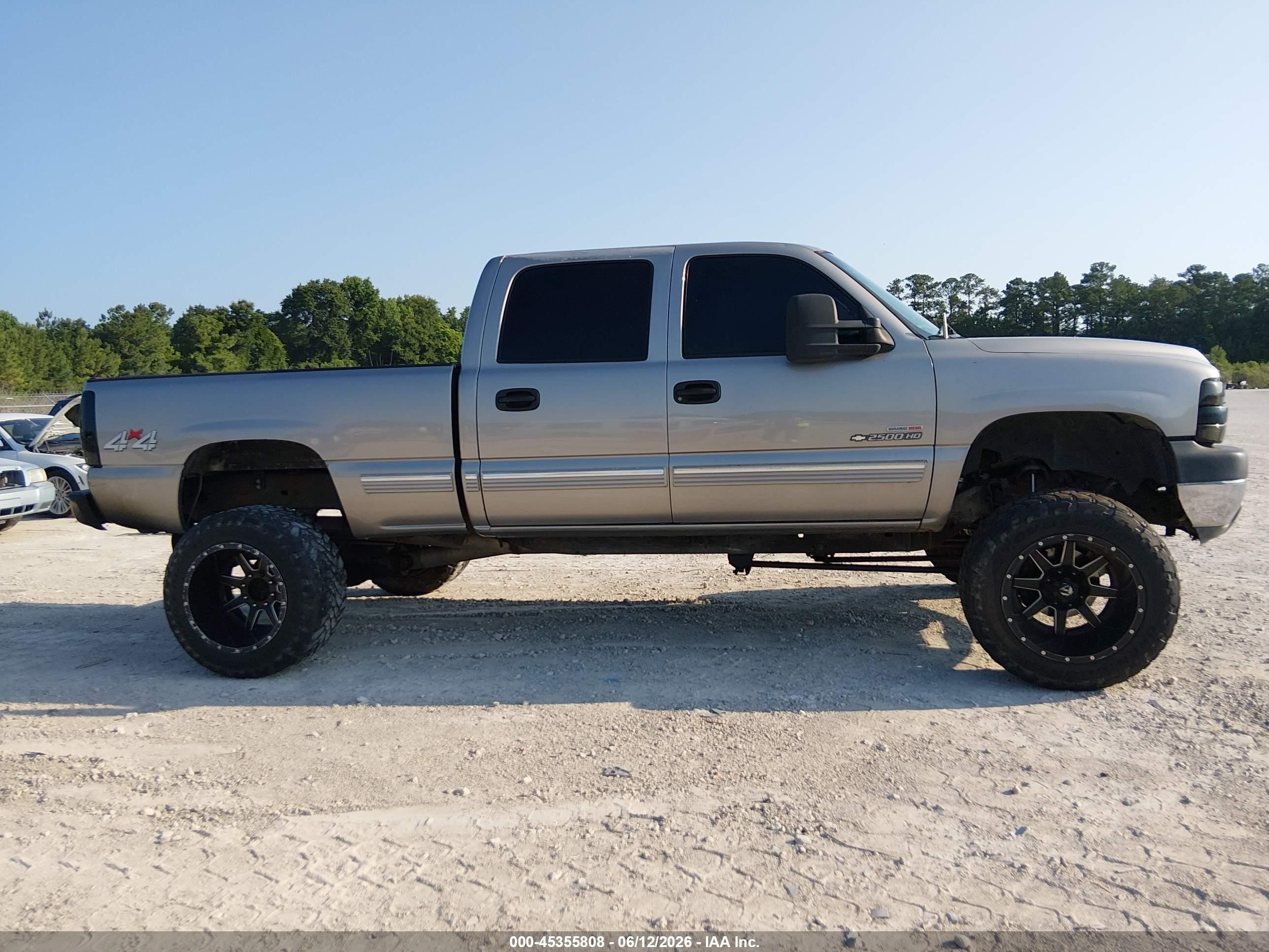 2002 Chevrolet Silverado 2500hd Ls Champagne vin: 1GCHK23122F199128