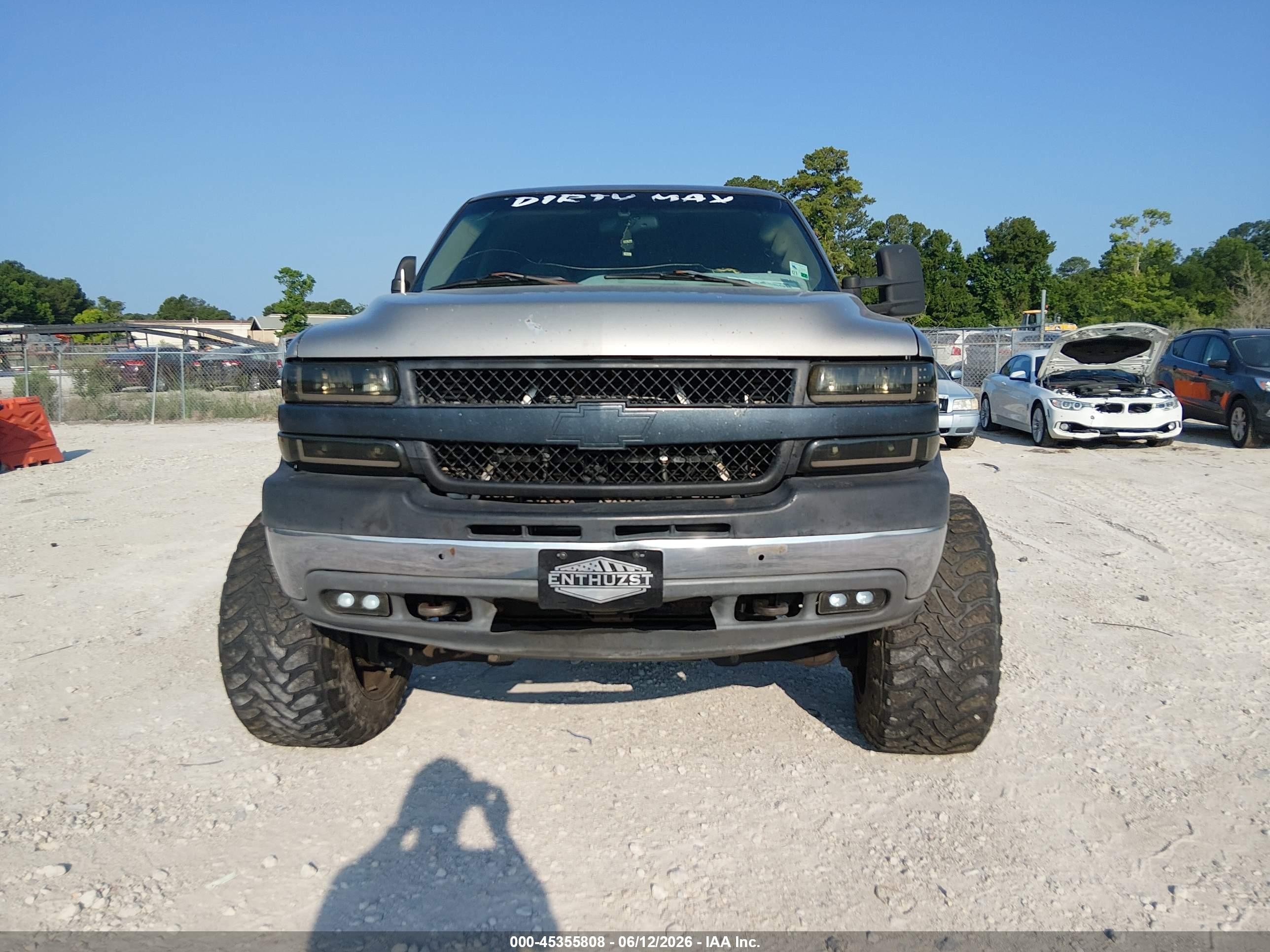 2002 Chevrolet Silverado 2500hd Ls Champagne vin: 1GCHK23122F199128