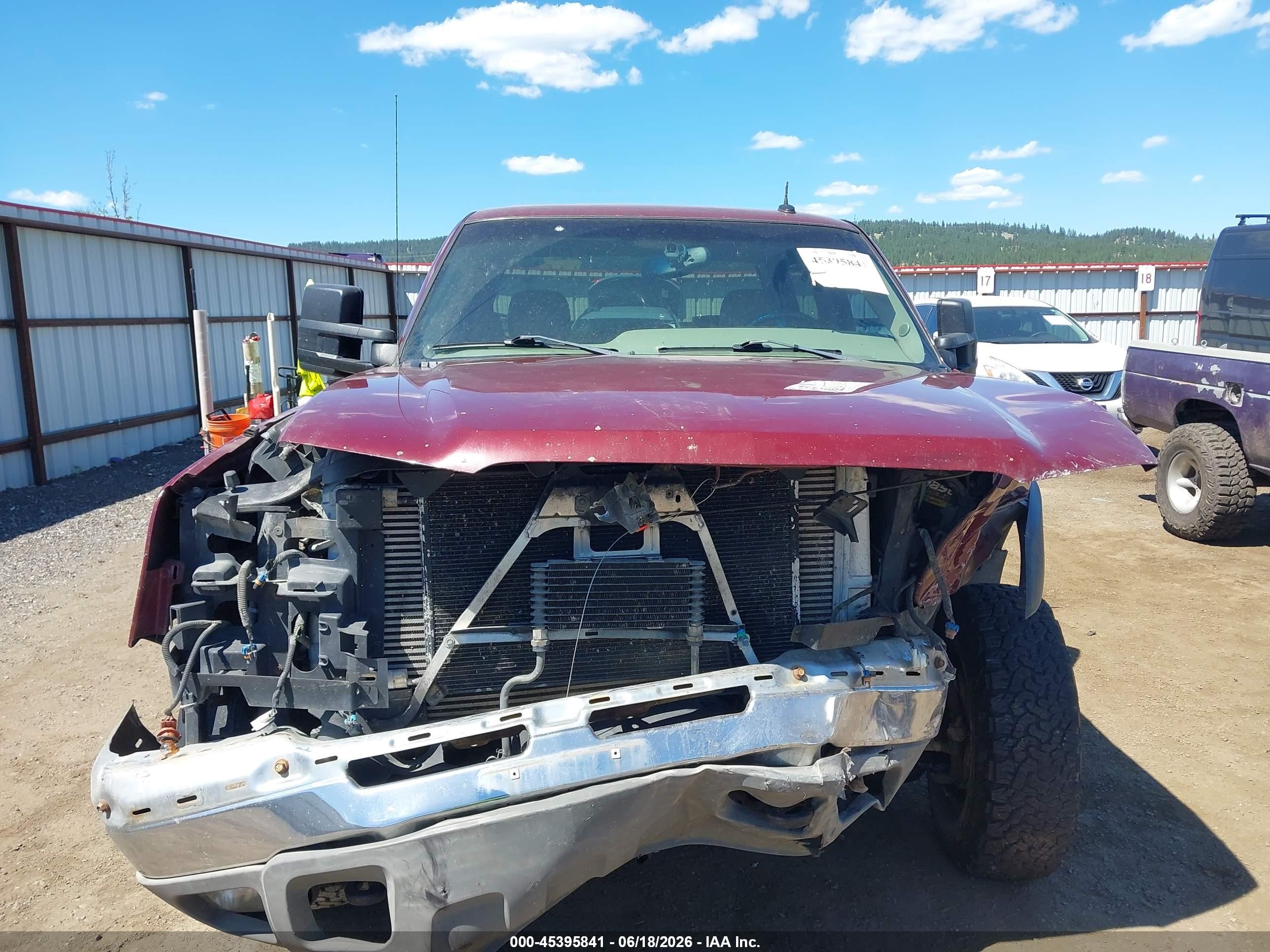 2003 Chevrolet Silverado 2500hd Ls/lt Maroon vin: 1GCHK23123F220366