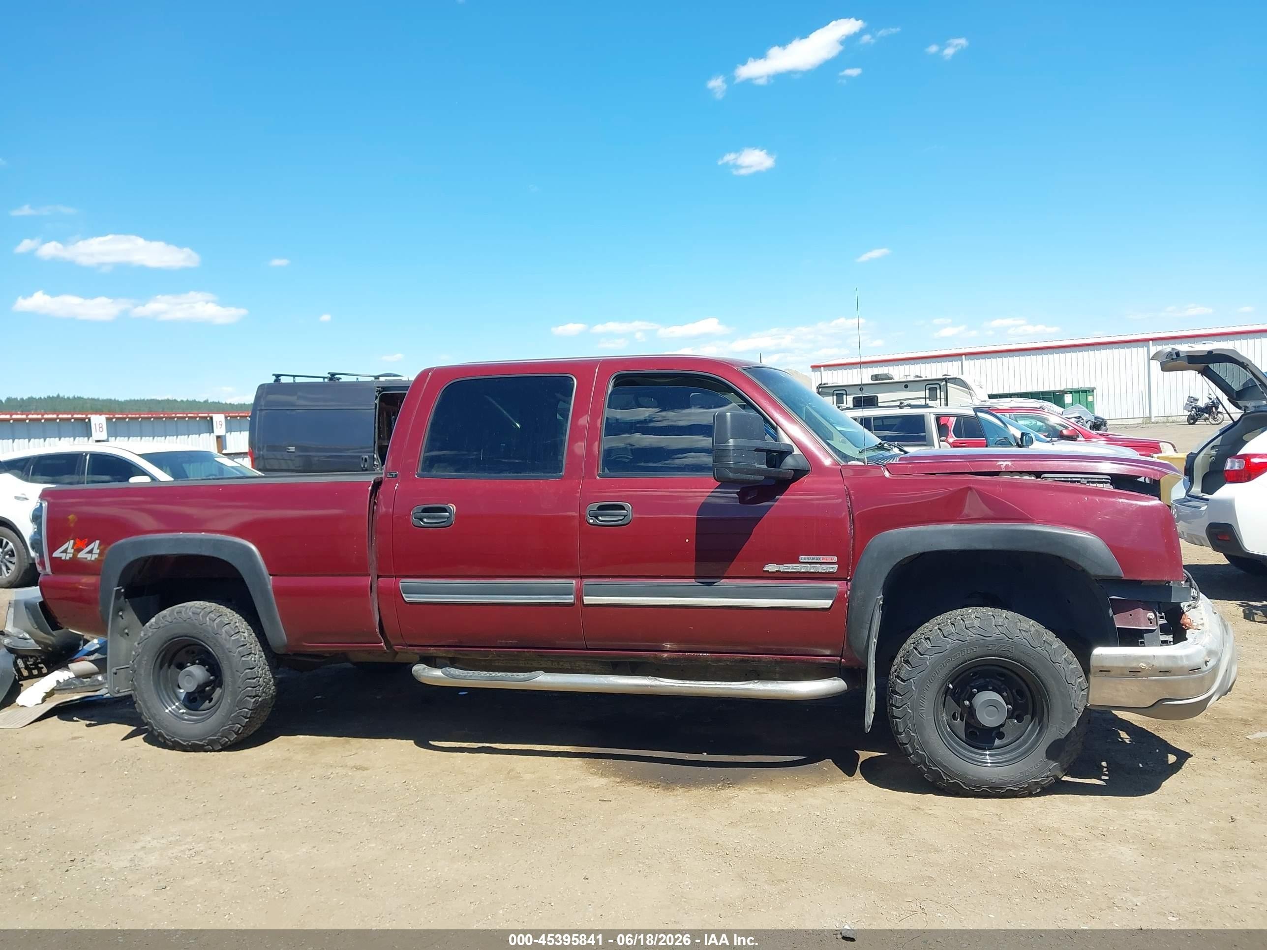 2003 Chevrolet Silverado 2500hd Ls/lt Maroon vin: 1GCHK23123F220366