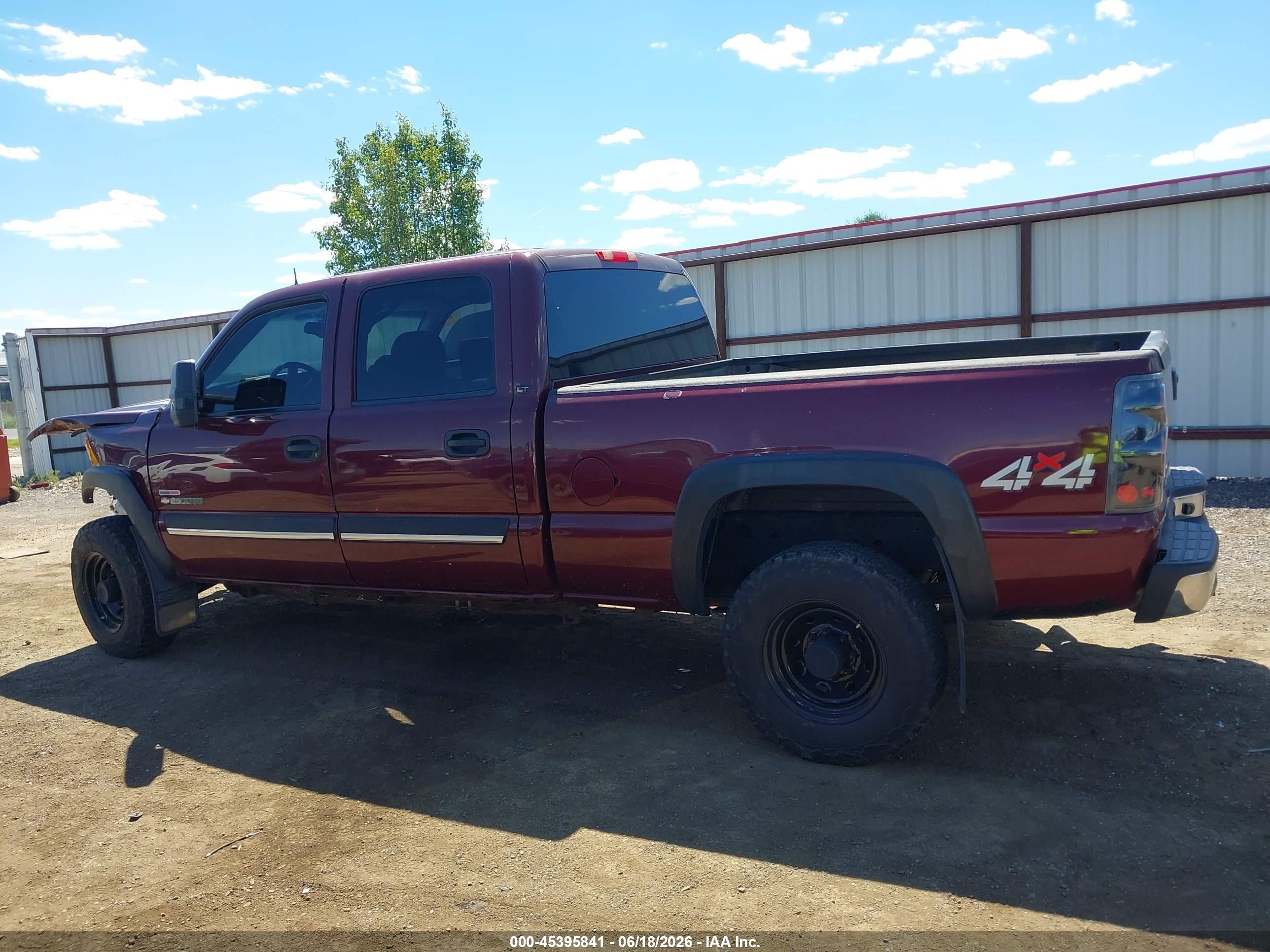 2003 Chevrolet Silverado 2500hd Ls/lt Maroon vin: 1GCHK23123F220366