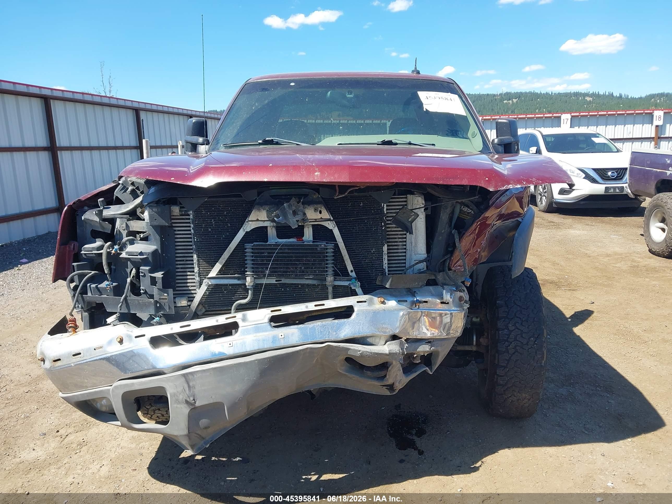 2003 Chevrolet Silverado 2500hd Ls/lt Maroon vin: 1GCHK23123F220366