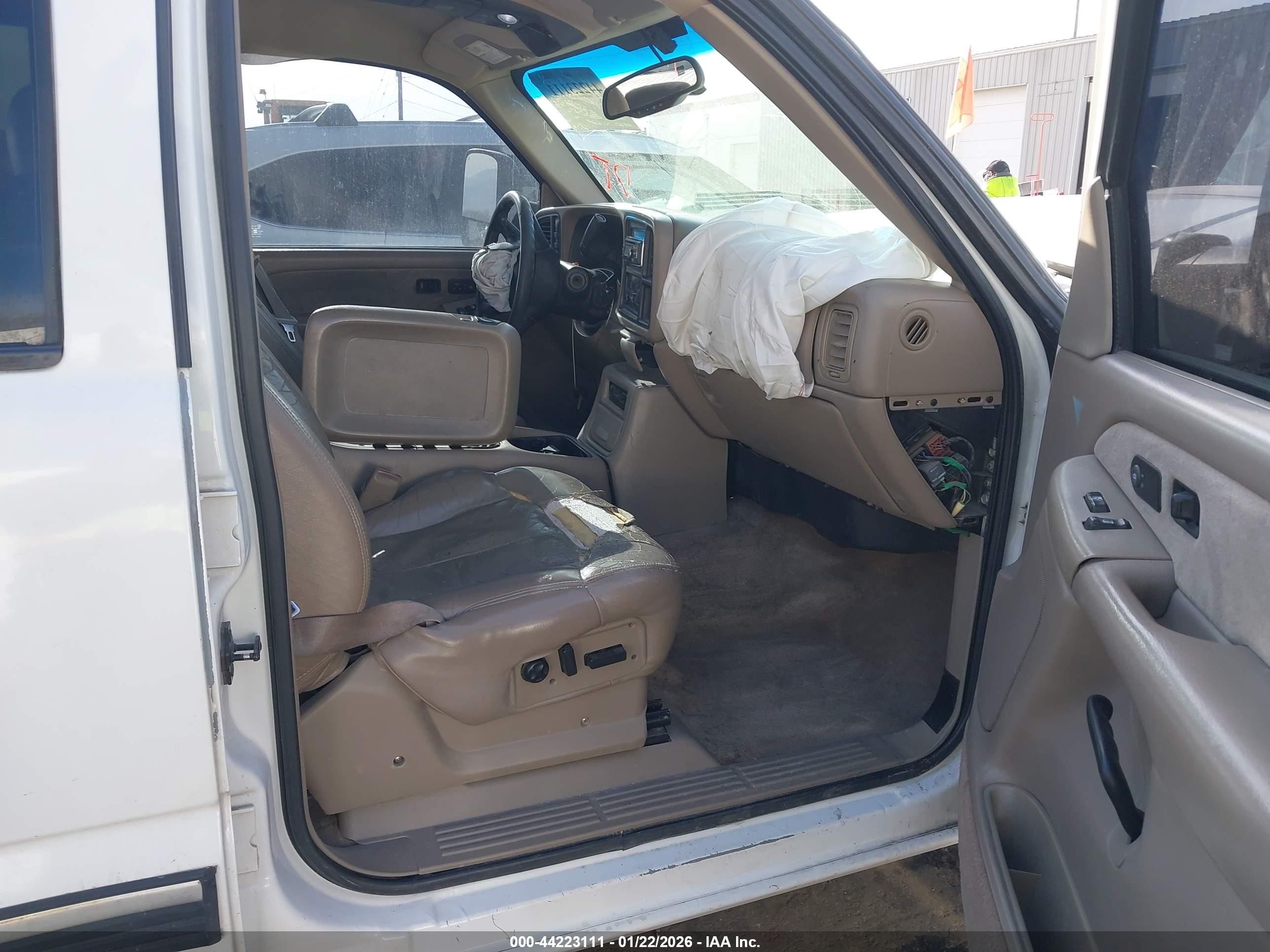 2001 Chevrolet Silverado 2500hd Lt White vin: 1GCHK23131F105918