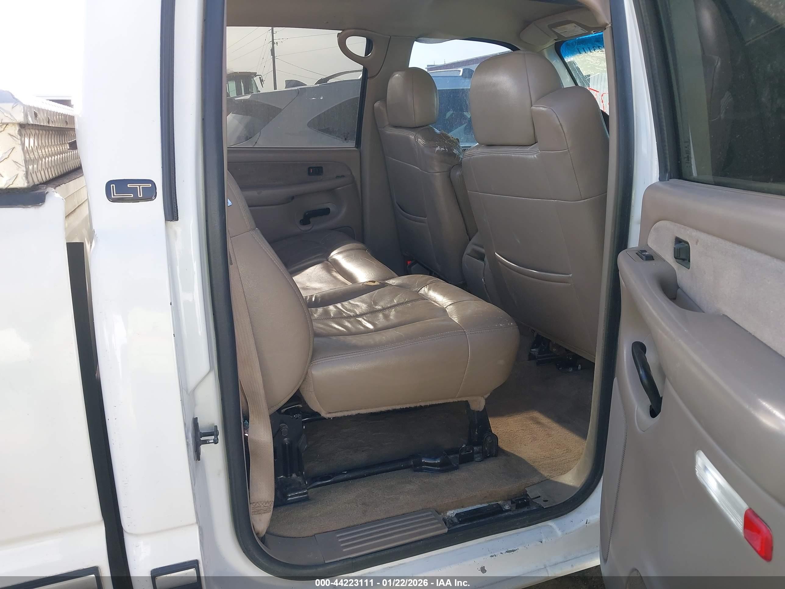 2001 Chevrolet Silverado 2500hd Lt White vin: 1GCHK23131F105918