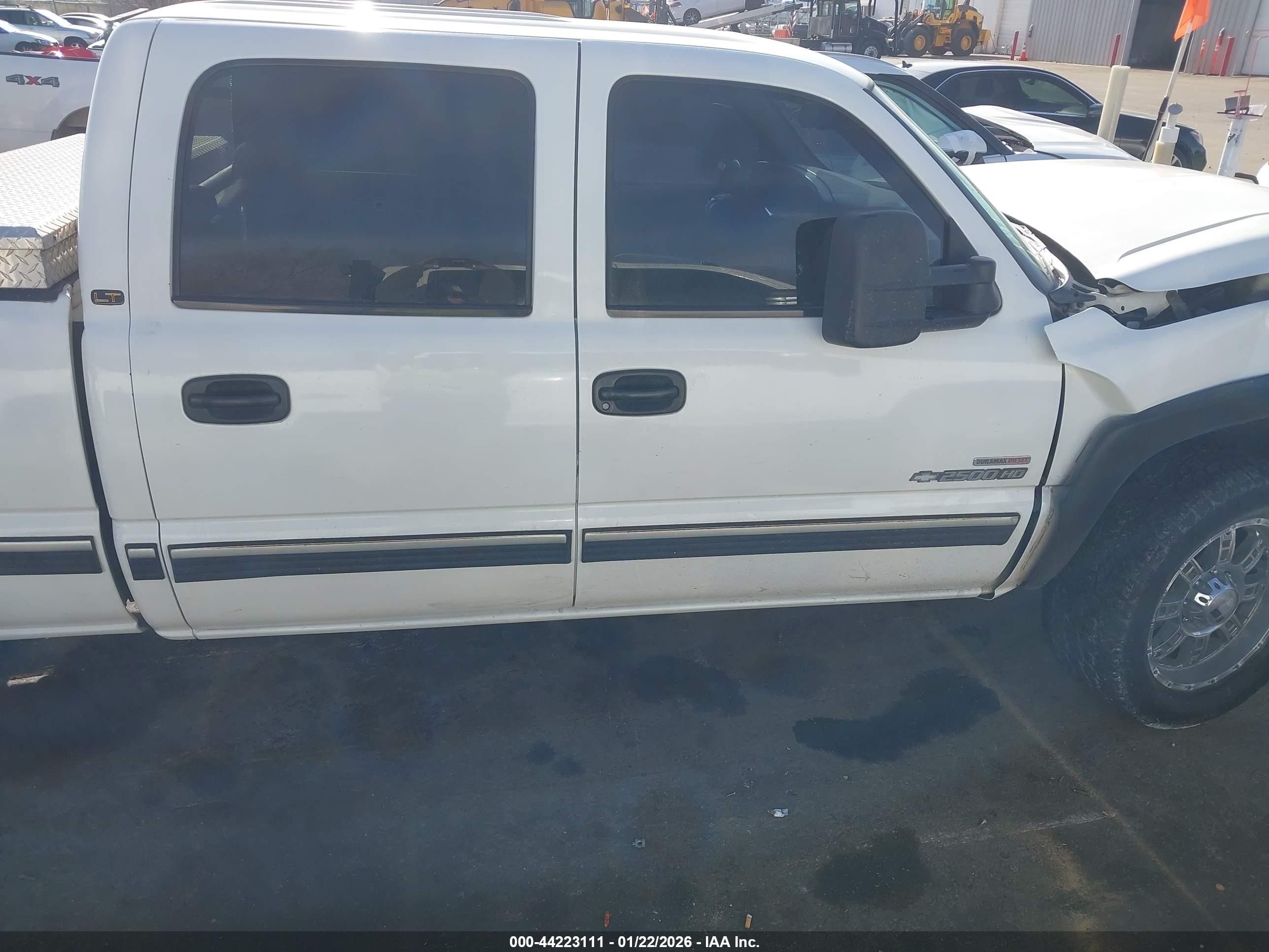 2001 Chevrolet Silverado 2500hd Lt White vin: 1GCHK23131F105918