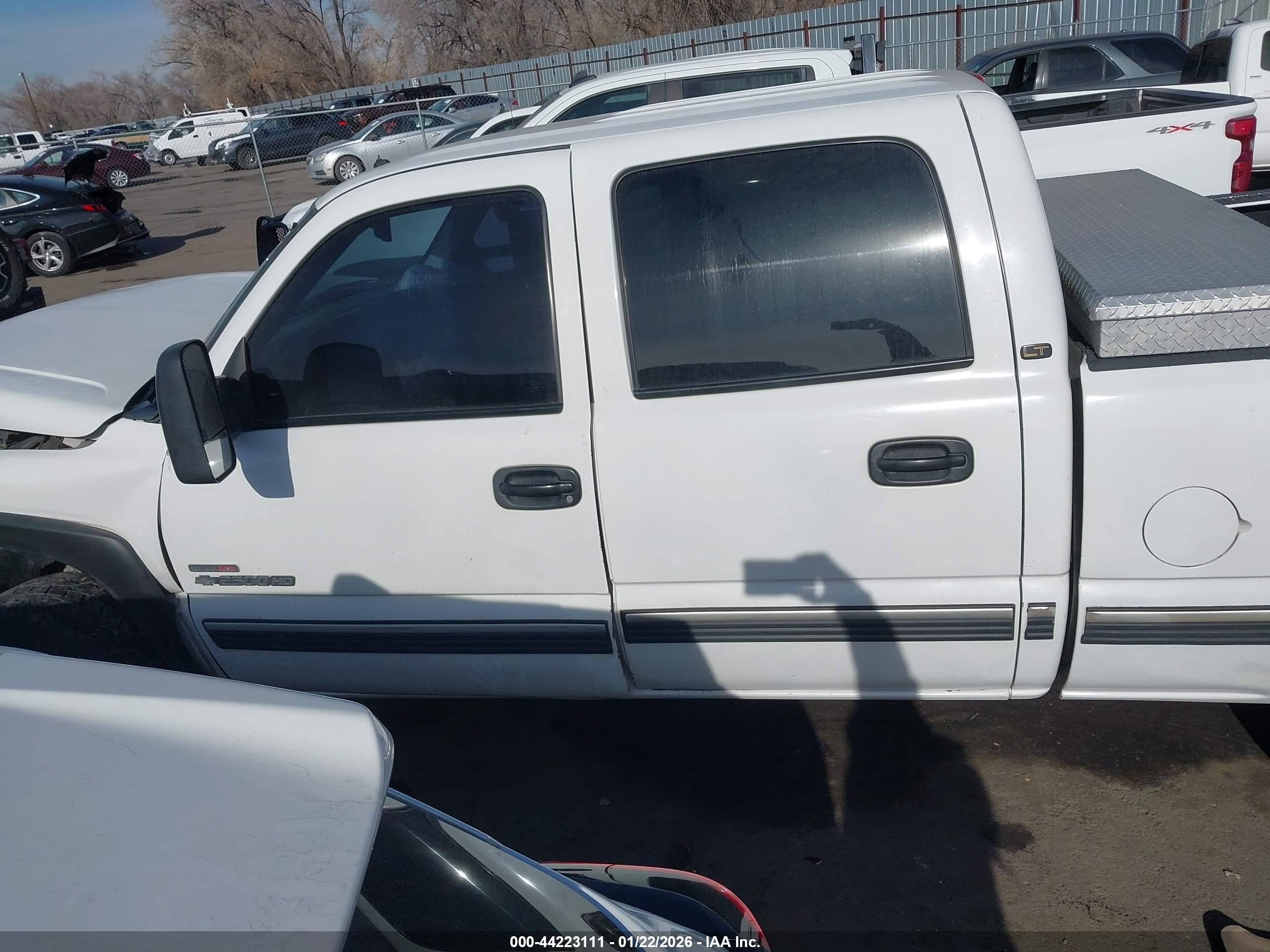 2001 Chevrolet Silverado 2500hd Lt White vin: 1GCHK23131F105918