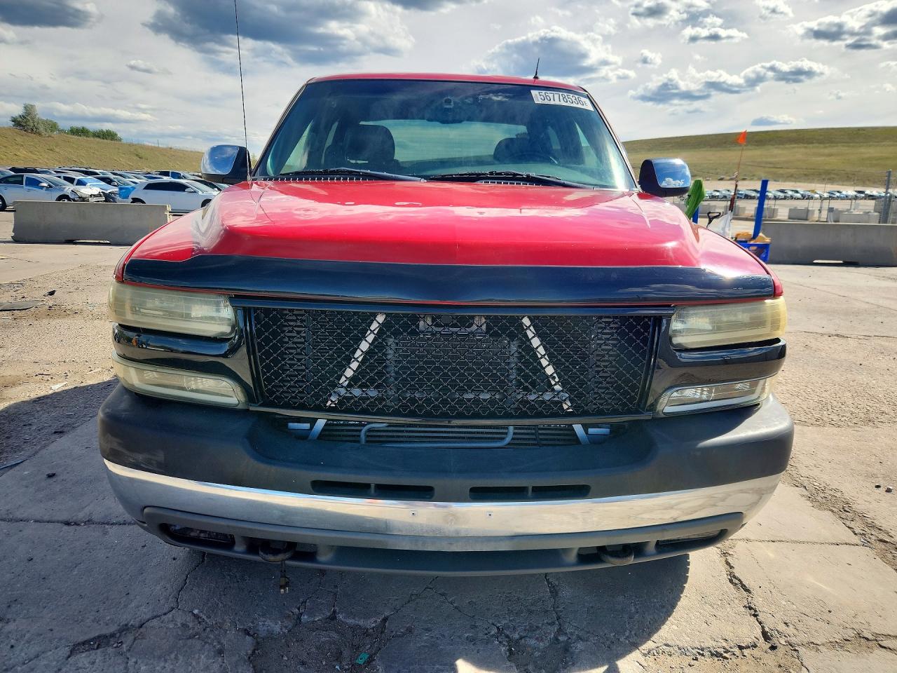 2002 Chevrolet Silverado K2500 Heavy Duty Red vin: 1GCHK23132F204191