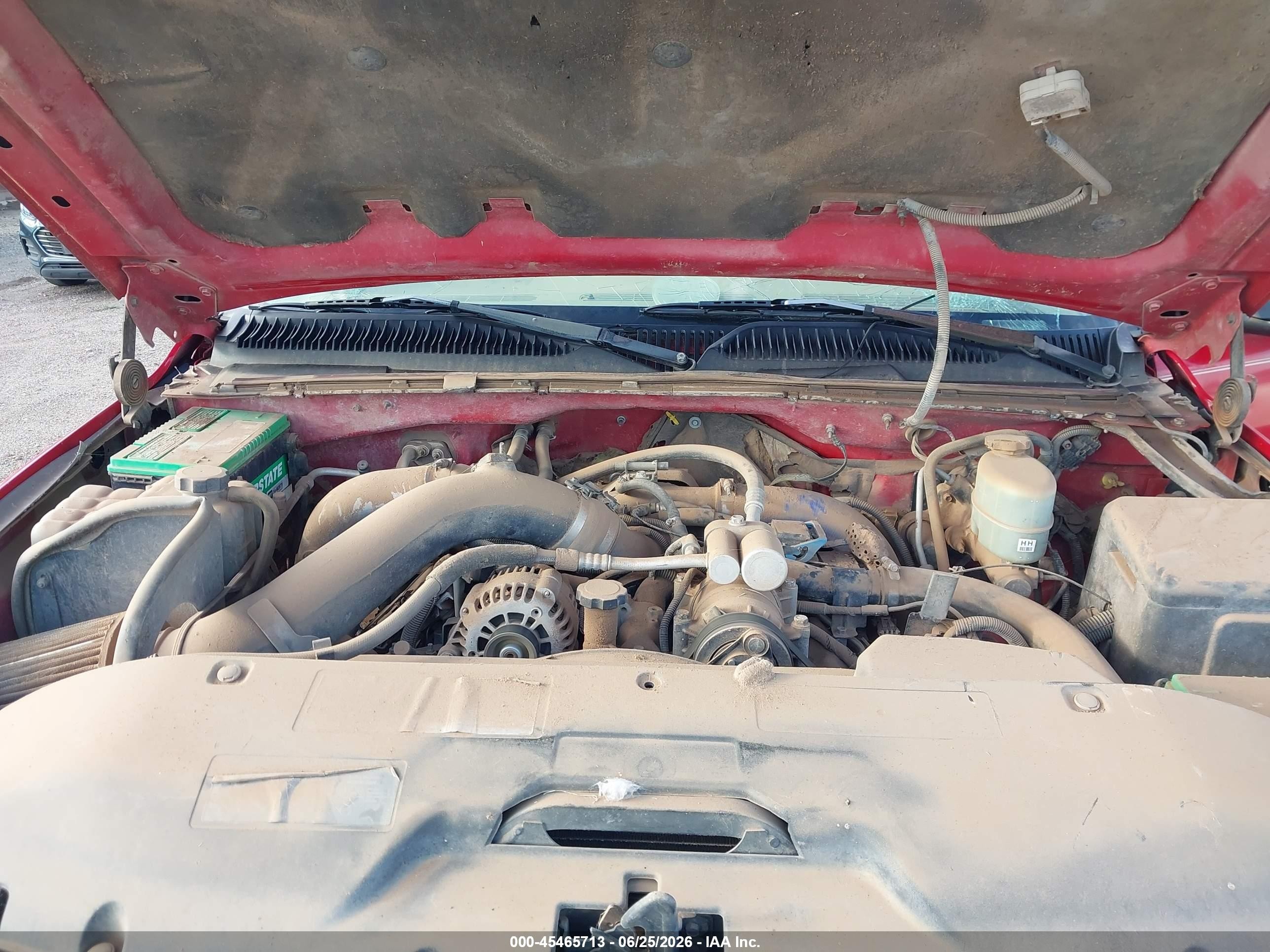 2001 Chevrolet Silverado 2500hd Ls Red vin: 1GCHK23141F131184