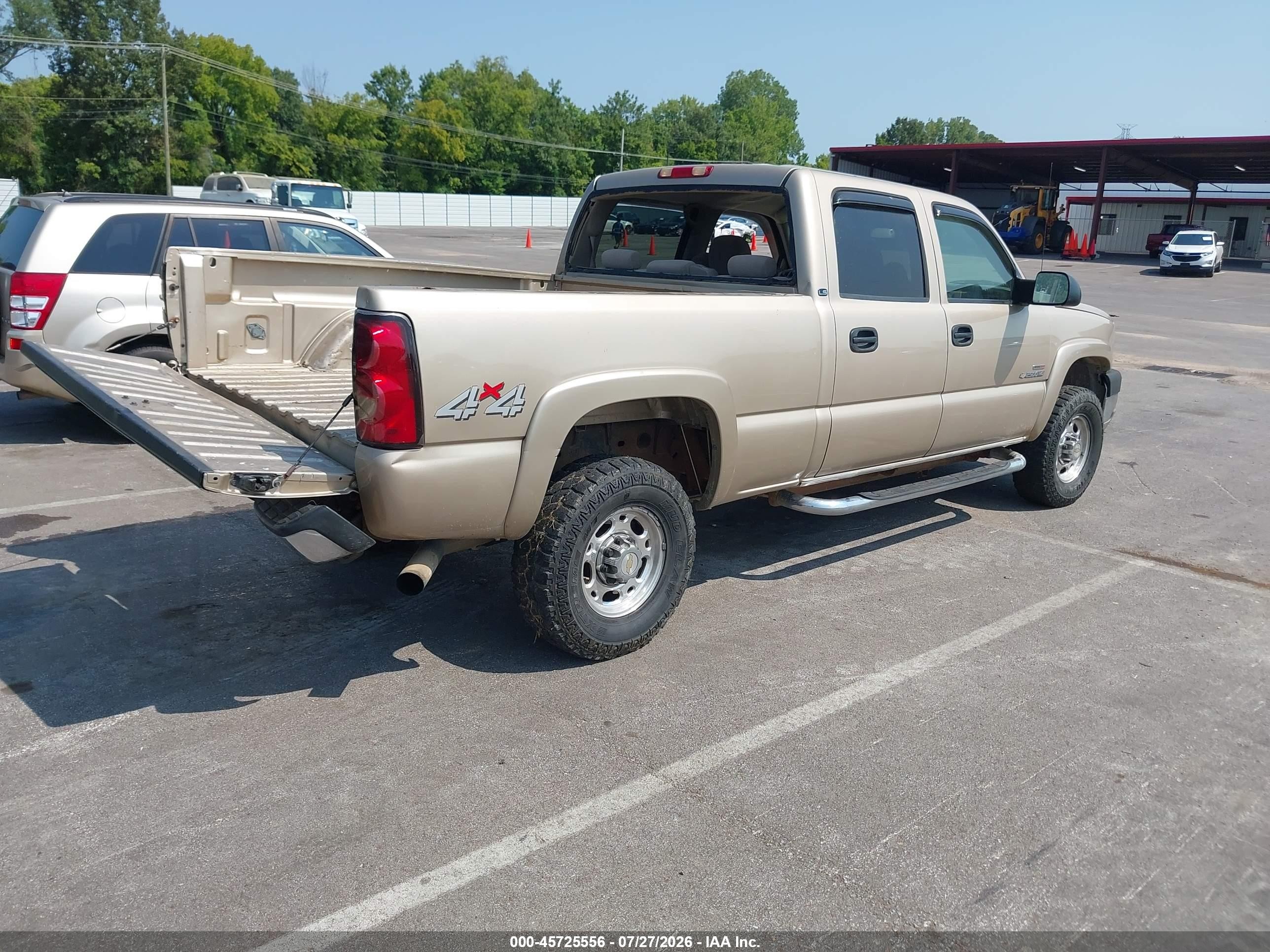 2004 Chevrolet Silverado 2500hd Ls Tan vin: 1GCHK23144F158907