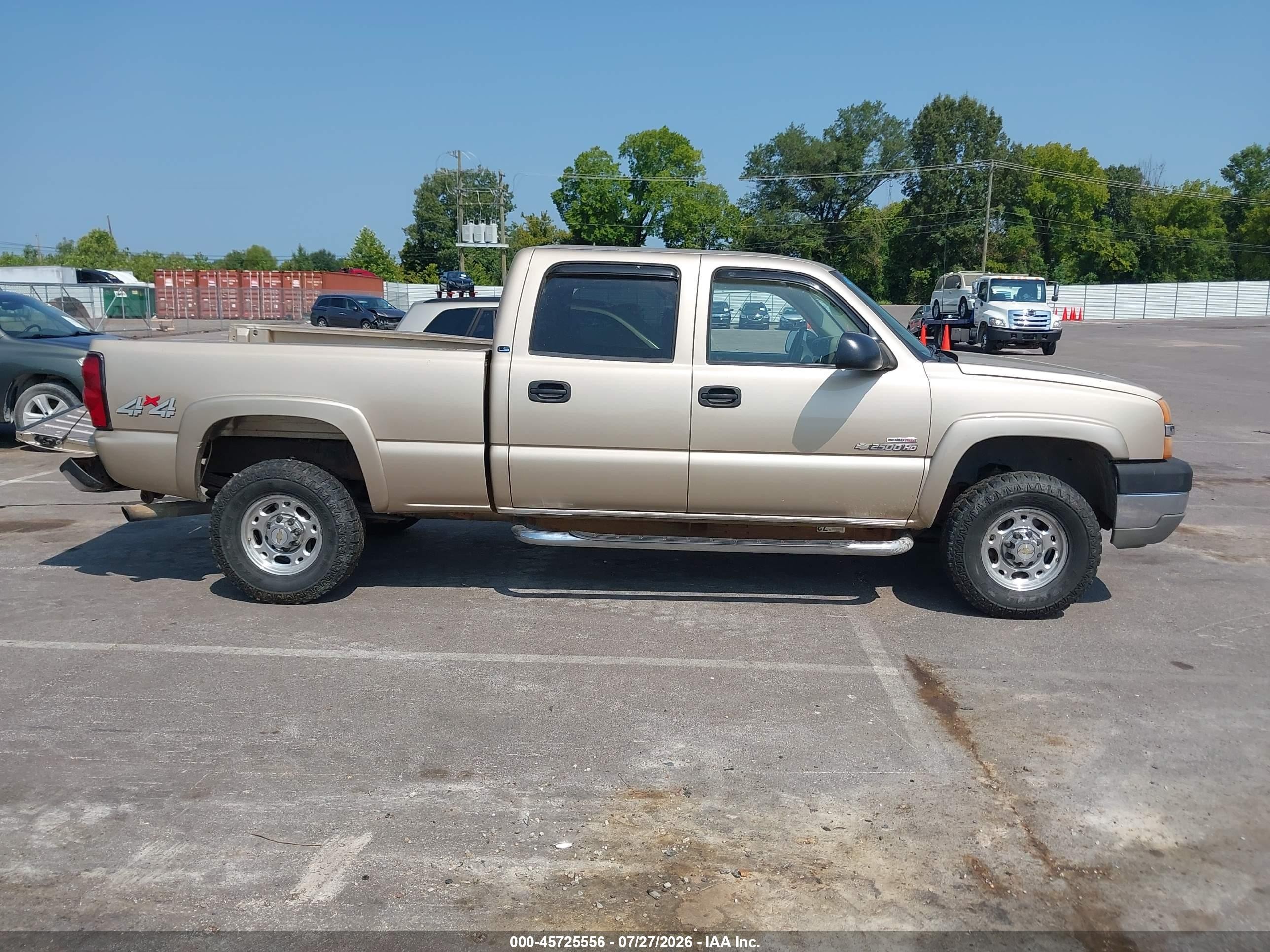 2004 Chevrolet Silverado 2500hd Ls Tan vin: 1GCHK23144F158907