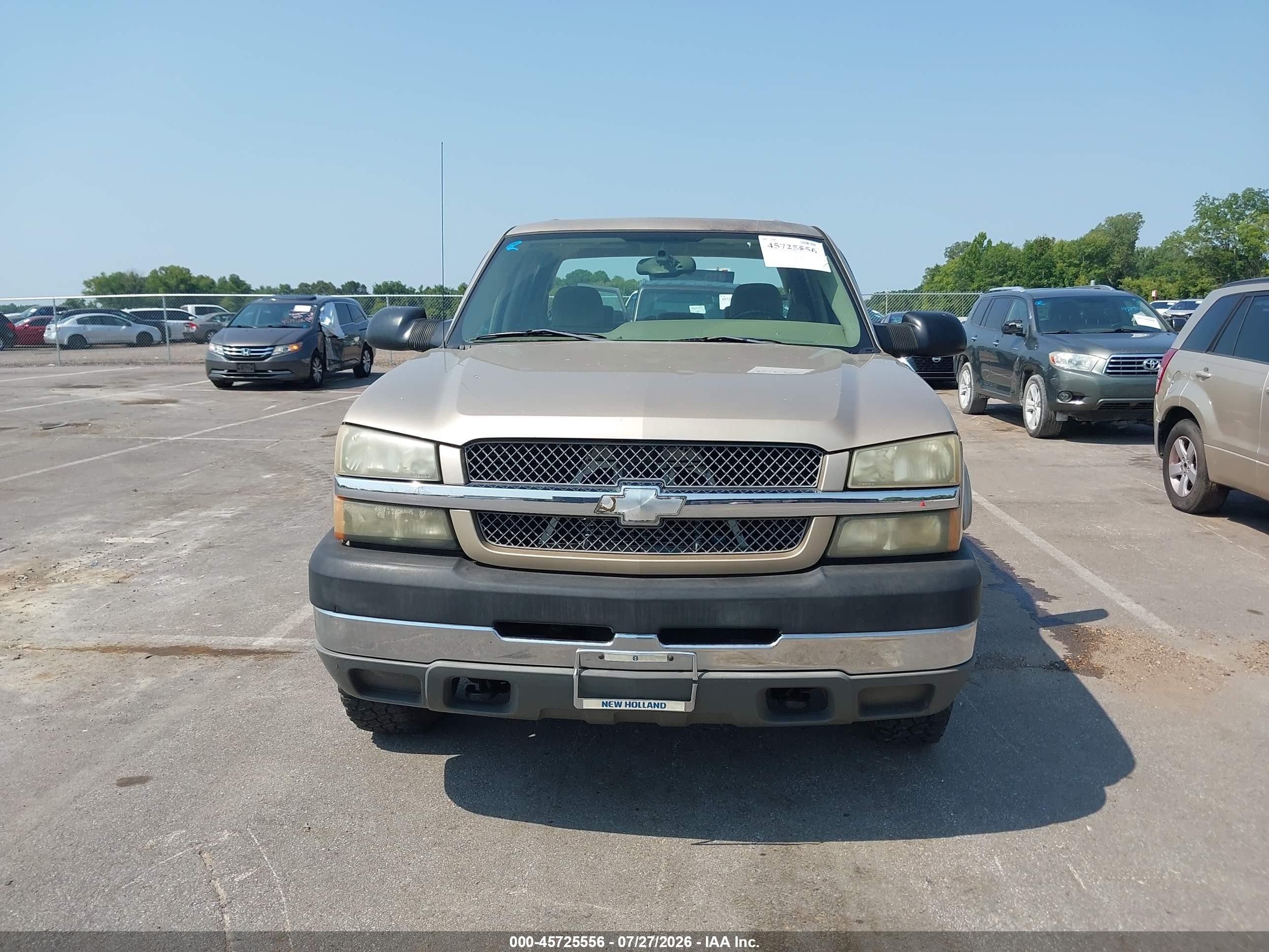 2004 Chevrolet Silverado 2500hd Ls Tan vin: 1GCHK23144F158907