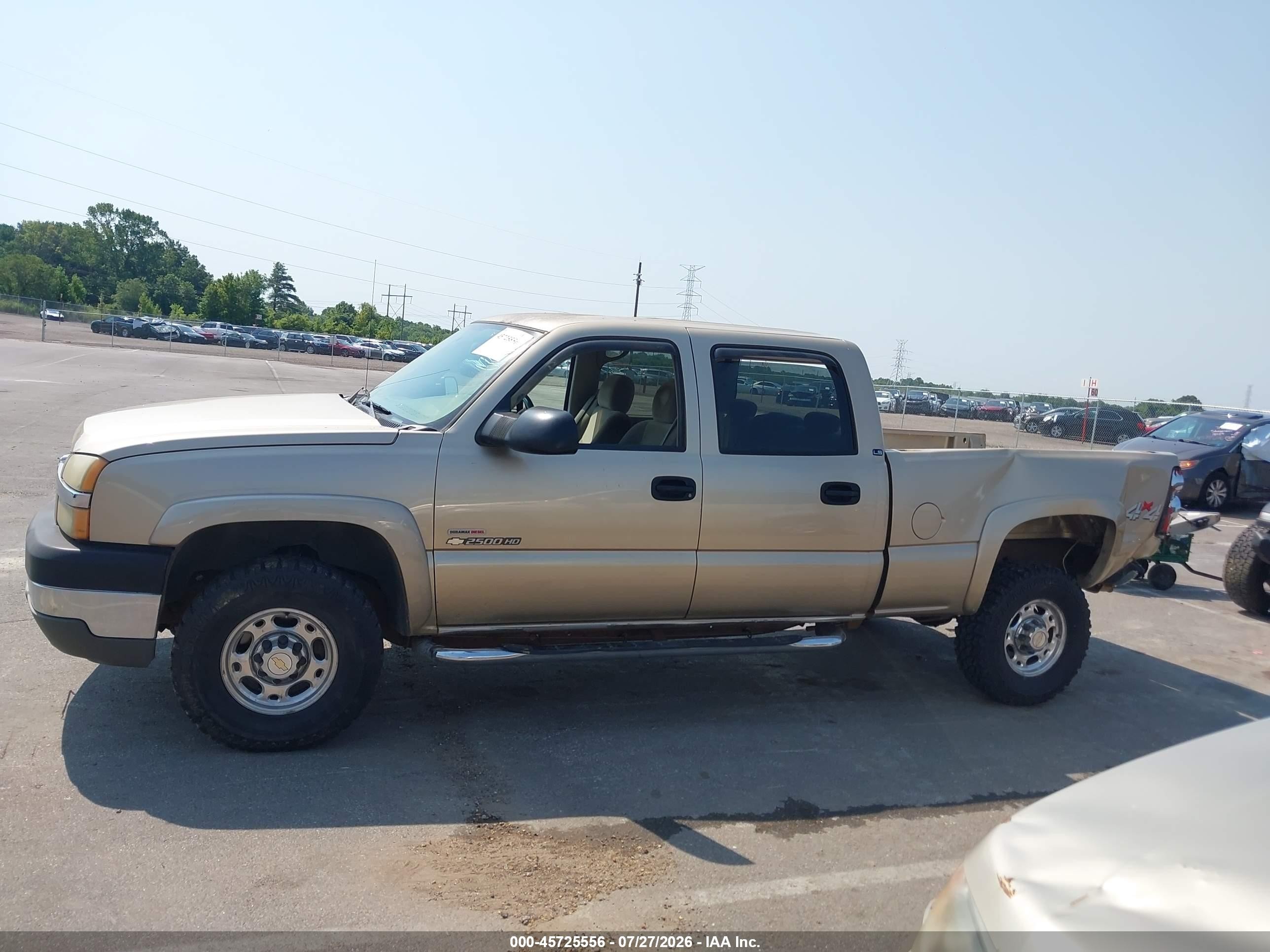 2004 Chevrolet Silverado 2500hd Ls Tan vin: 1GCHK23144F158907