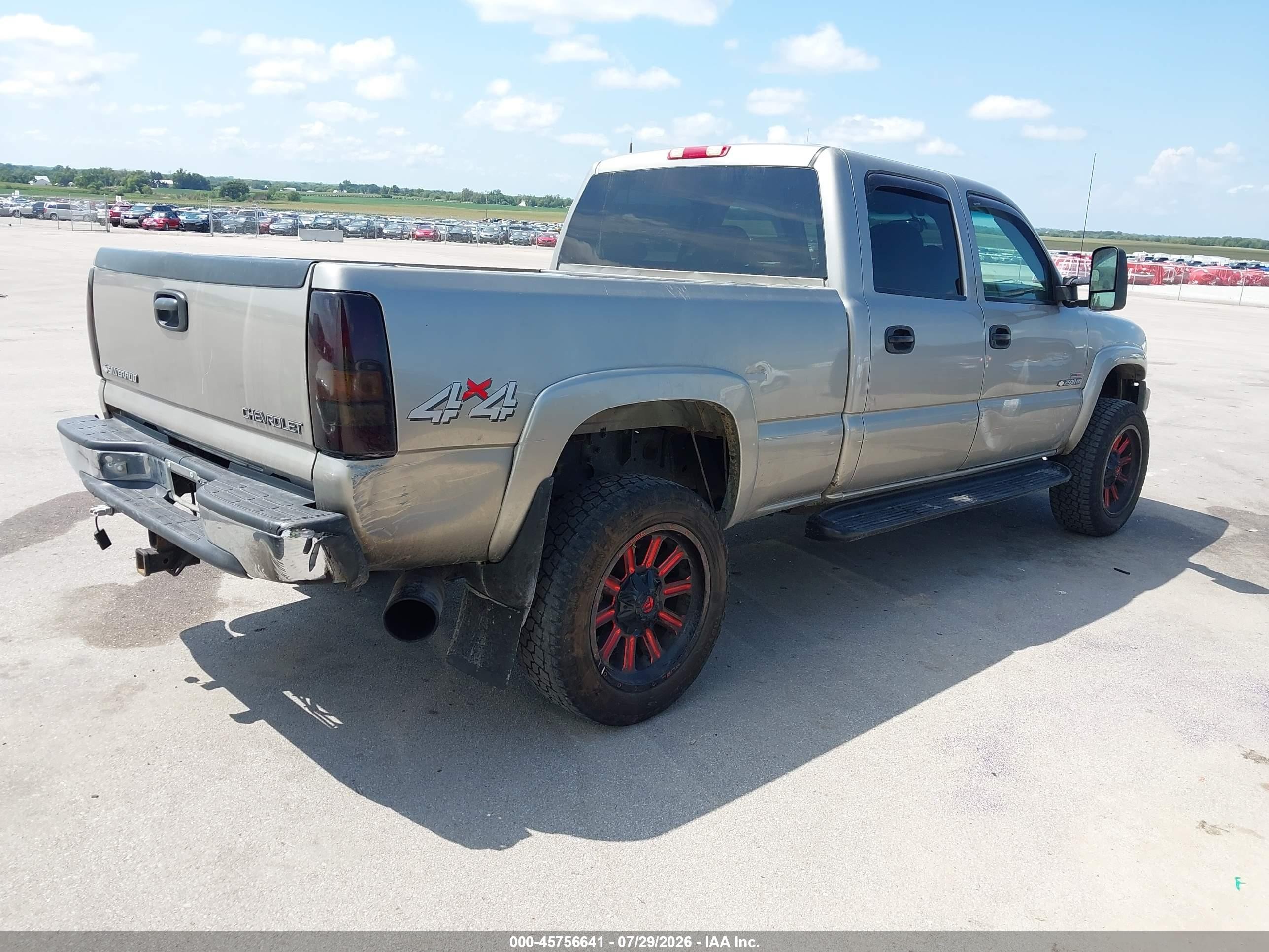 2001 Chevrolet Silverado 2500hd Lt Gray vin: 1GCHK23151F209147