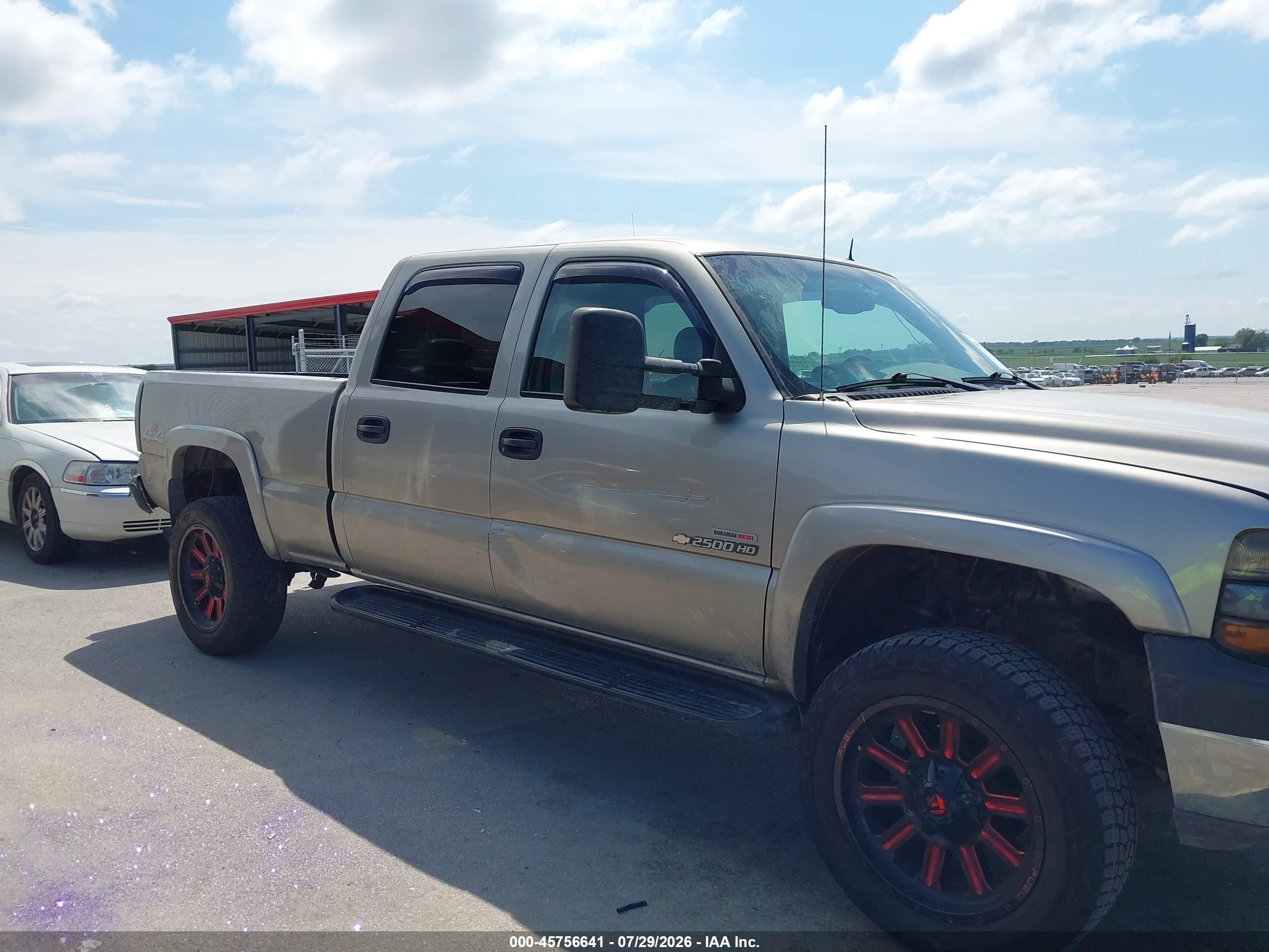 2001 Chevrolet Silverado 2500hd Lt Gray vin: 1GCHK23151F209147