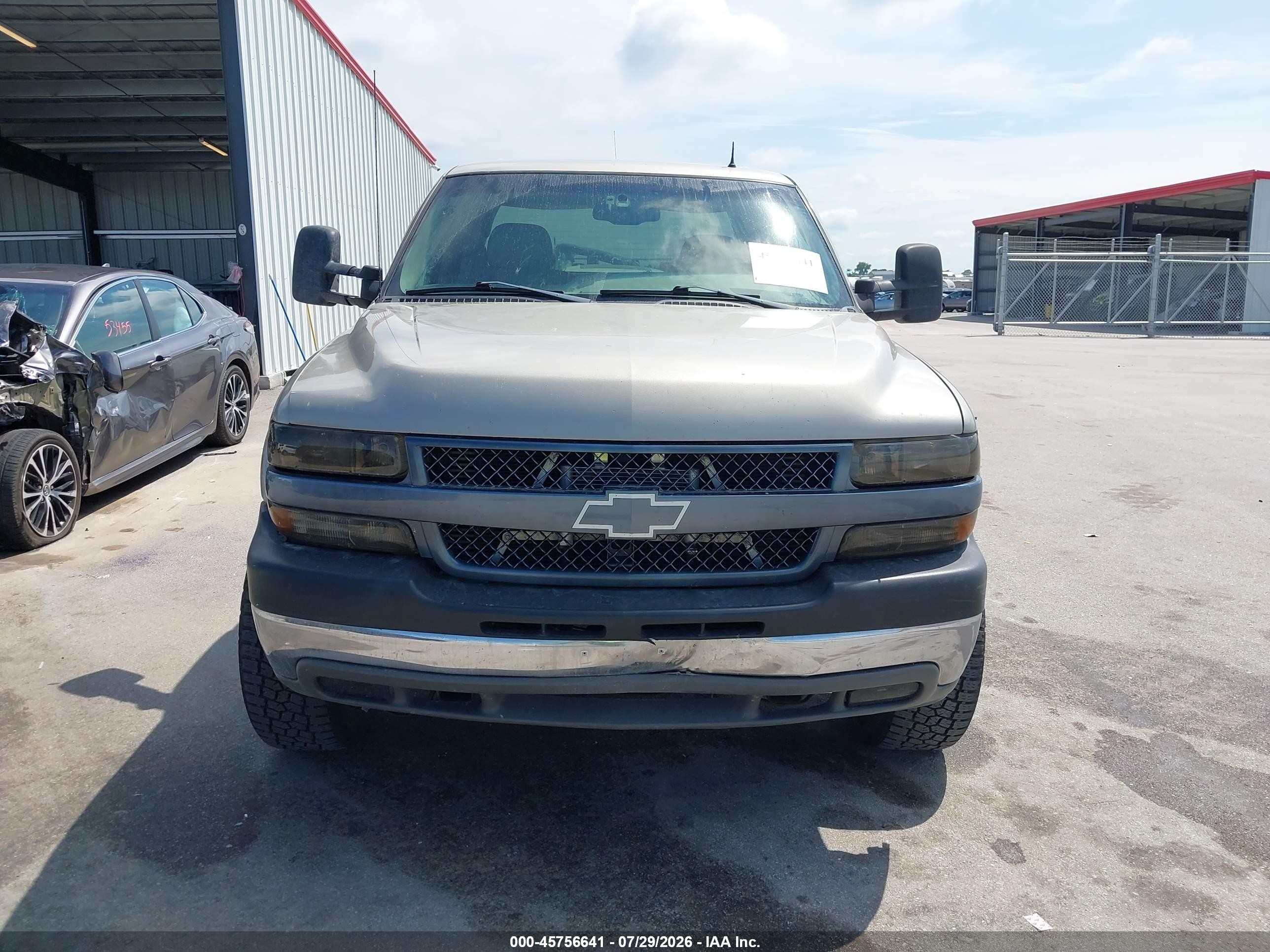 2001 Chevrolet Silverado 2500hd Lt Gray vin: 1GCHK23151F209147