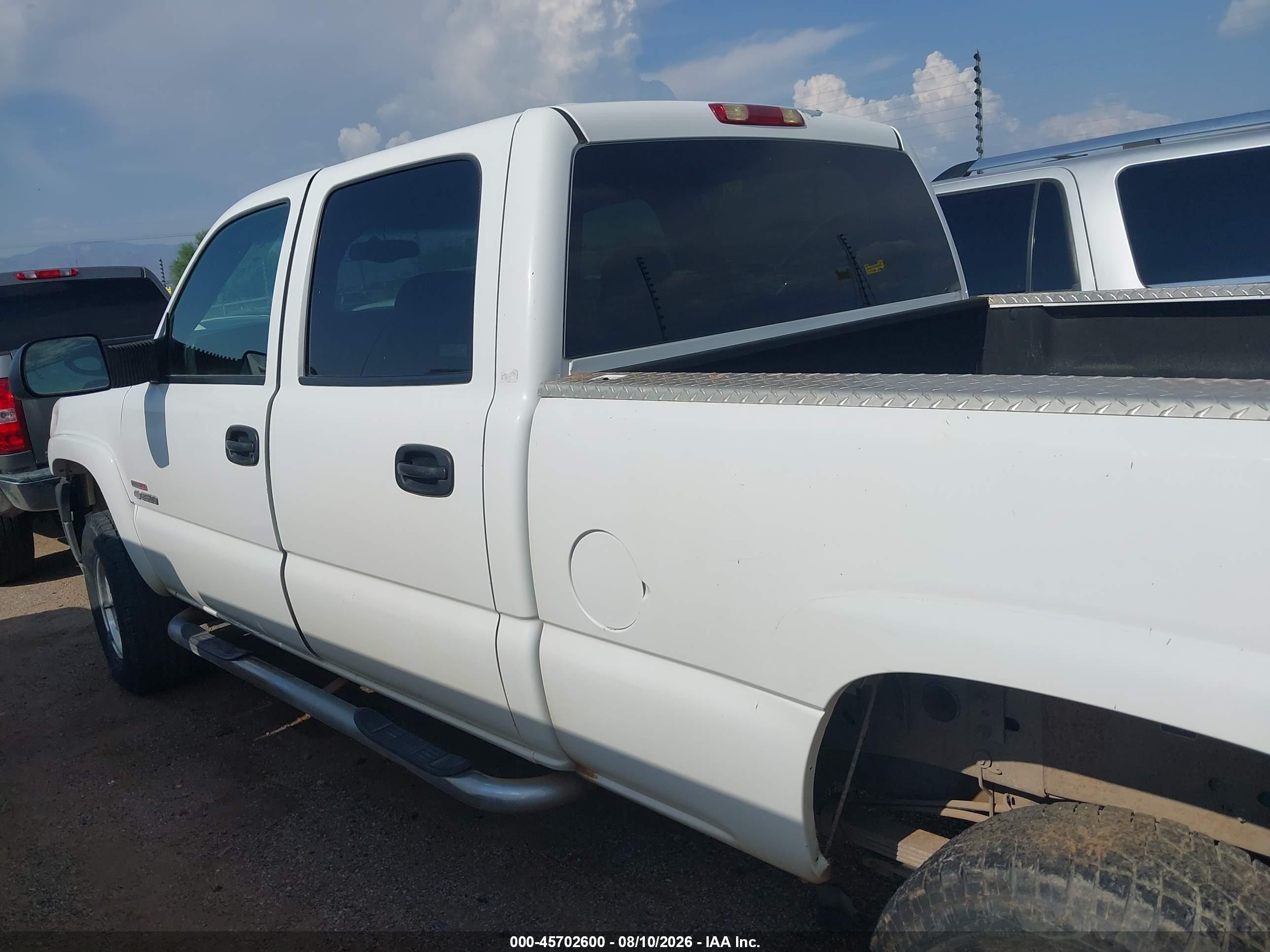 2002 Chevrolet Silverado 2500hd Ls White vin: 1GCHK23152F174935