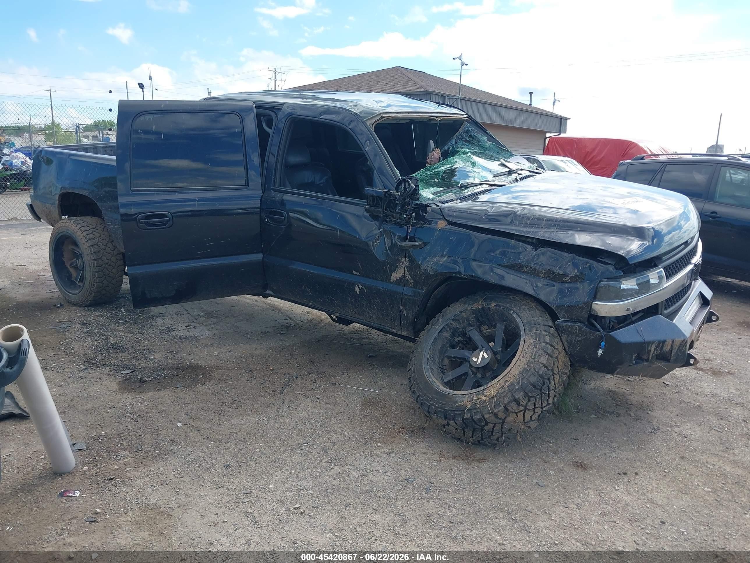 2002 Chevrolet Silverado 2500hd Lt Black vin: 1GCHK23152F218674