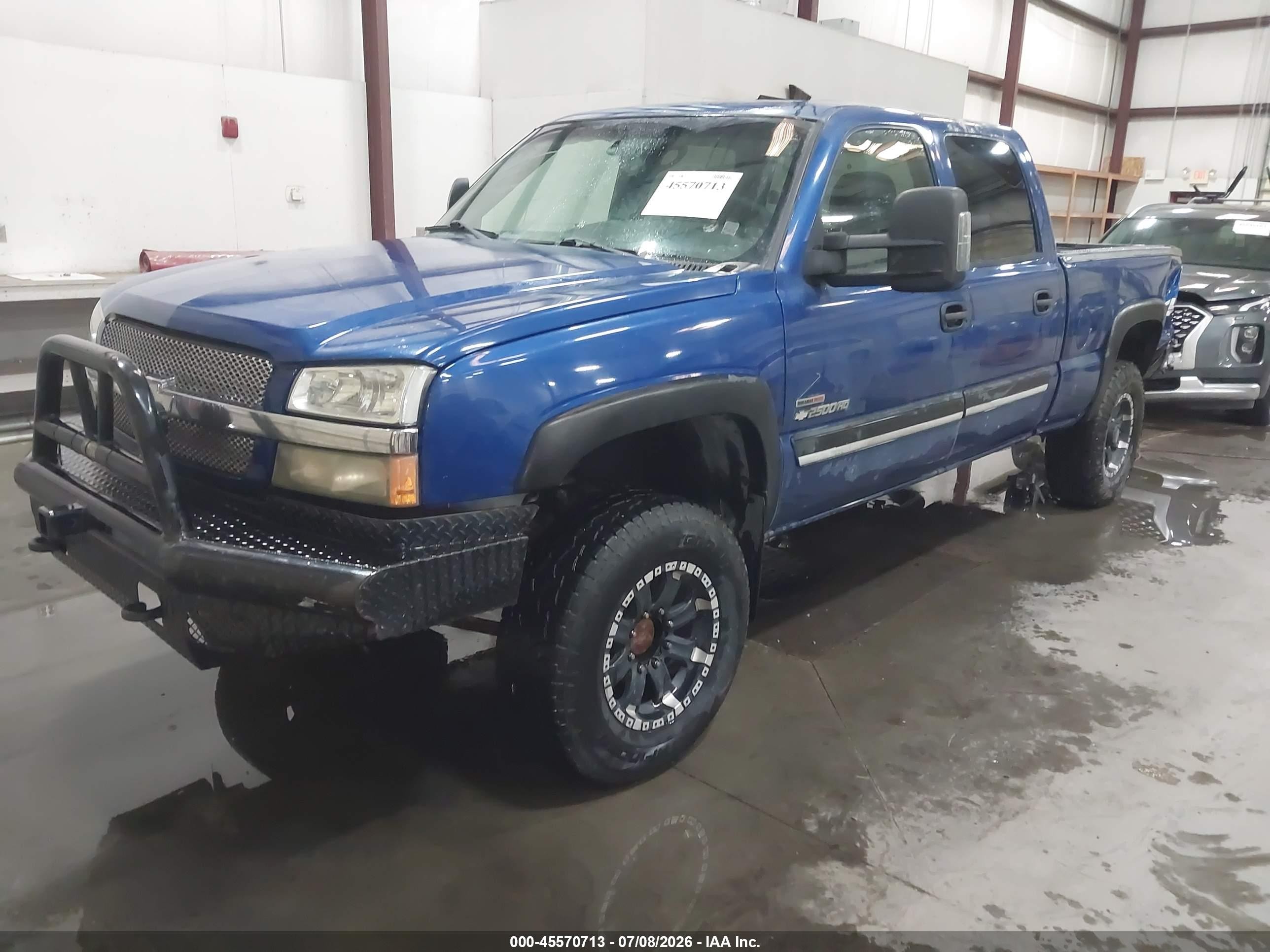 2004 Chevrolet Silverado 2500hd Ls Синий vin: 1GCHK23154F148208