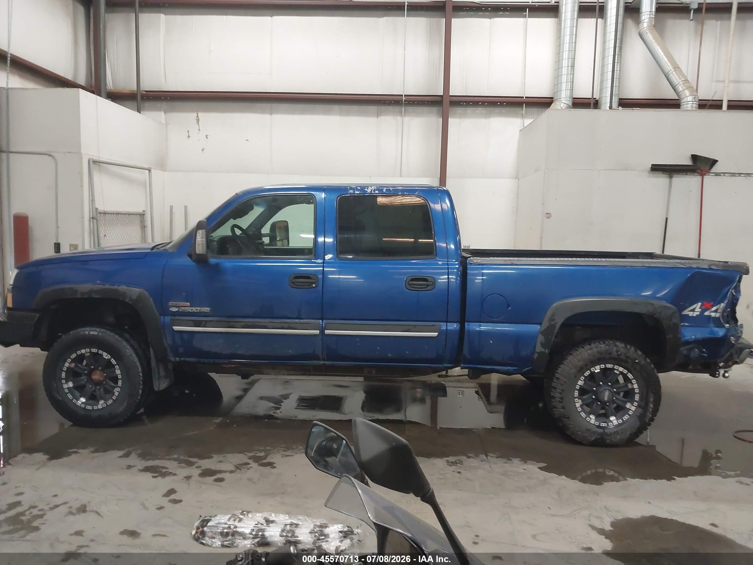 2004 Chevrolet Silverado 2500hd Ls Синий vin: 1GCHK23154F148208