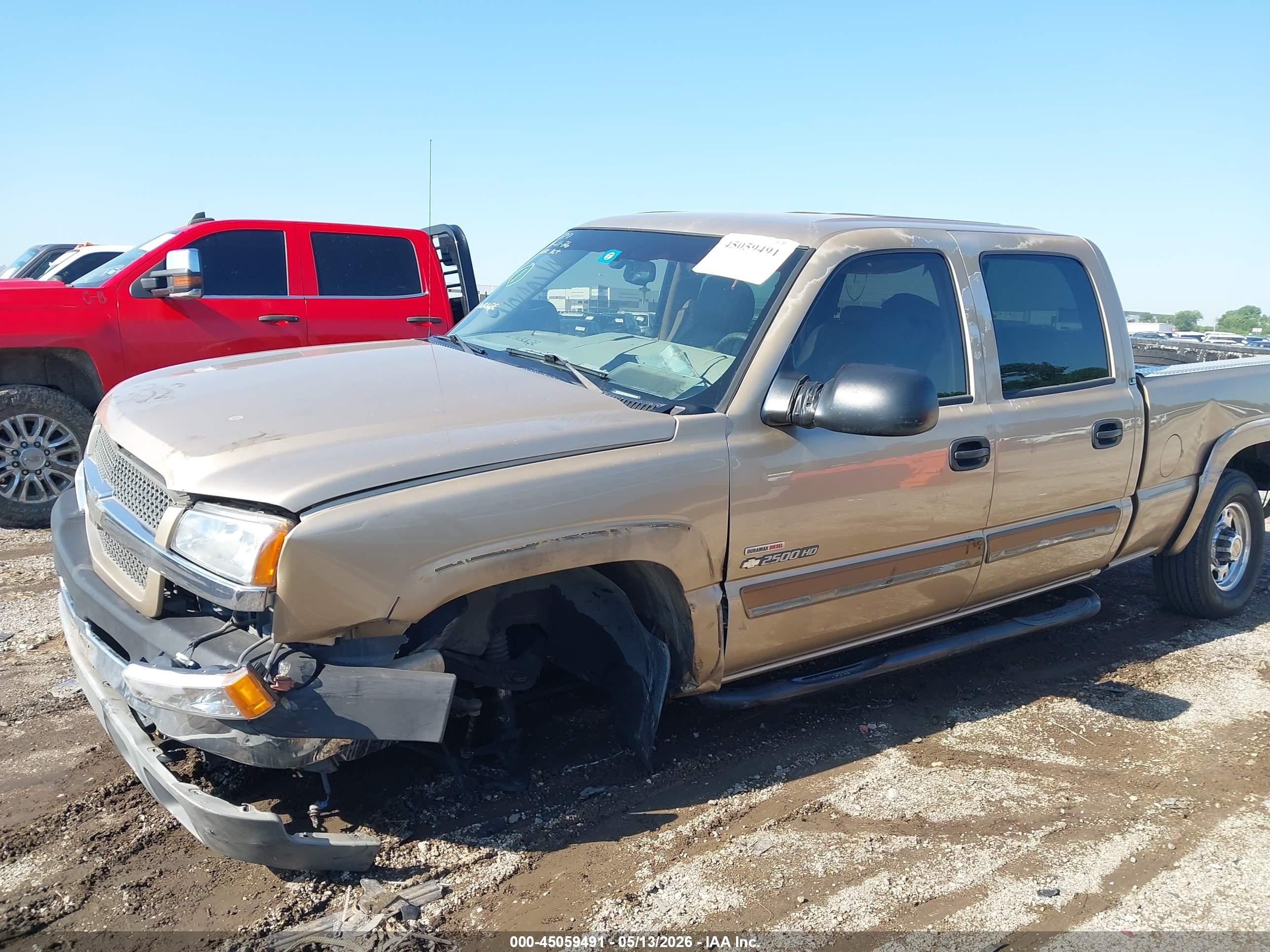 2004 Chevrolet Silverado 2500hd Ls Tan vin: 1GCHK23164F112477