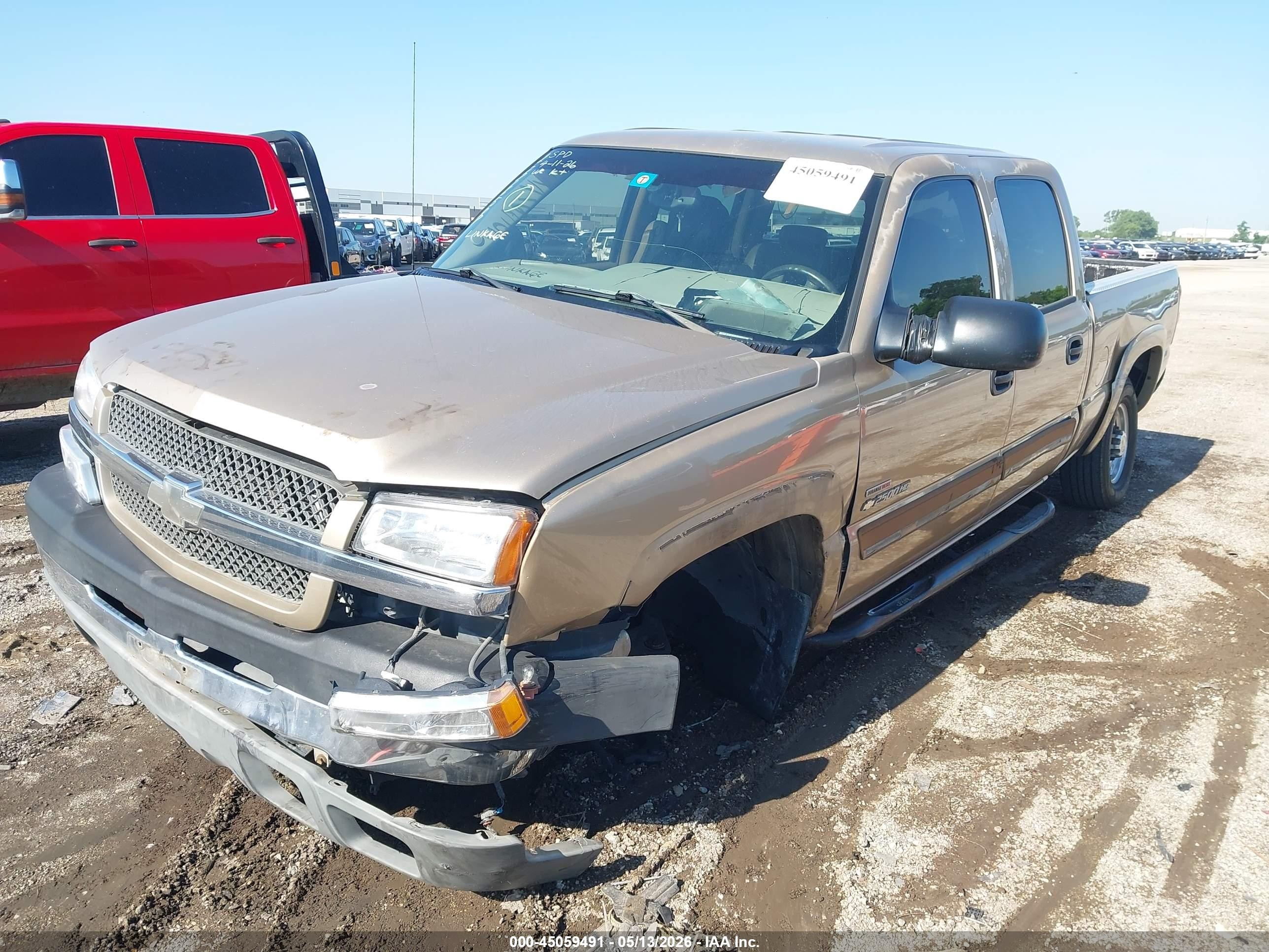 2004 Chevrolet Silverado 2500hd Ls Tan vin: 1GCHK23164F112477
